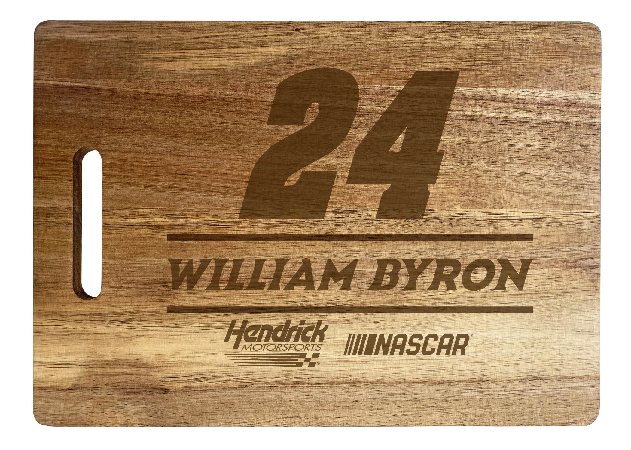 William Byron #24 NASCAR Officially Licensed Engraved Wooden Cutting Board