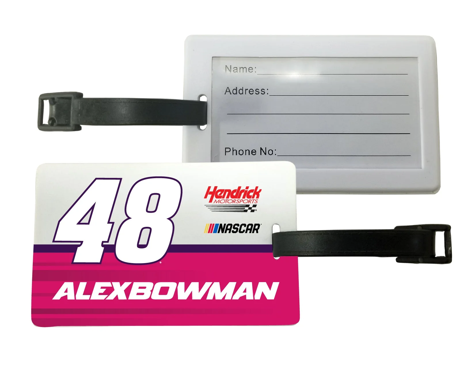 Alex Bowman #48 Officially Licensed Luggage Tag