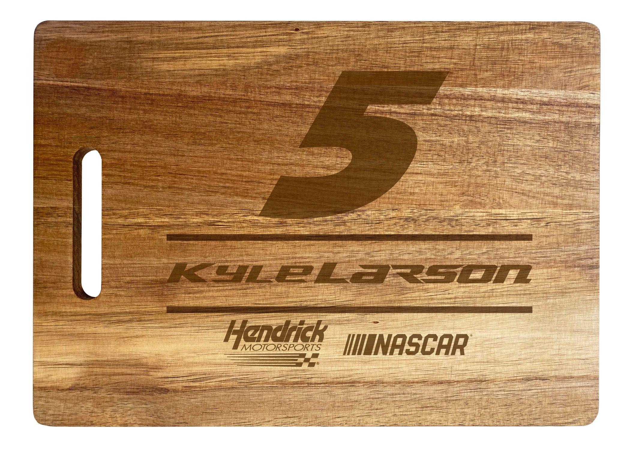 Kyle Larson #5 NASCAR Officially Licensed Engraved Wooden Cutting Board