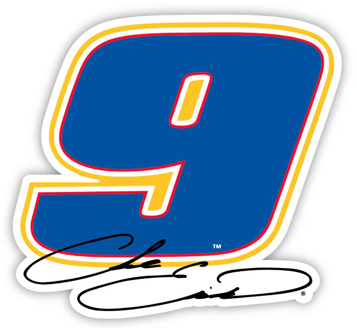 Chase Elliott #9 4-Inch Number Laser Cut Decal