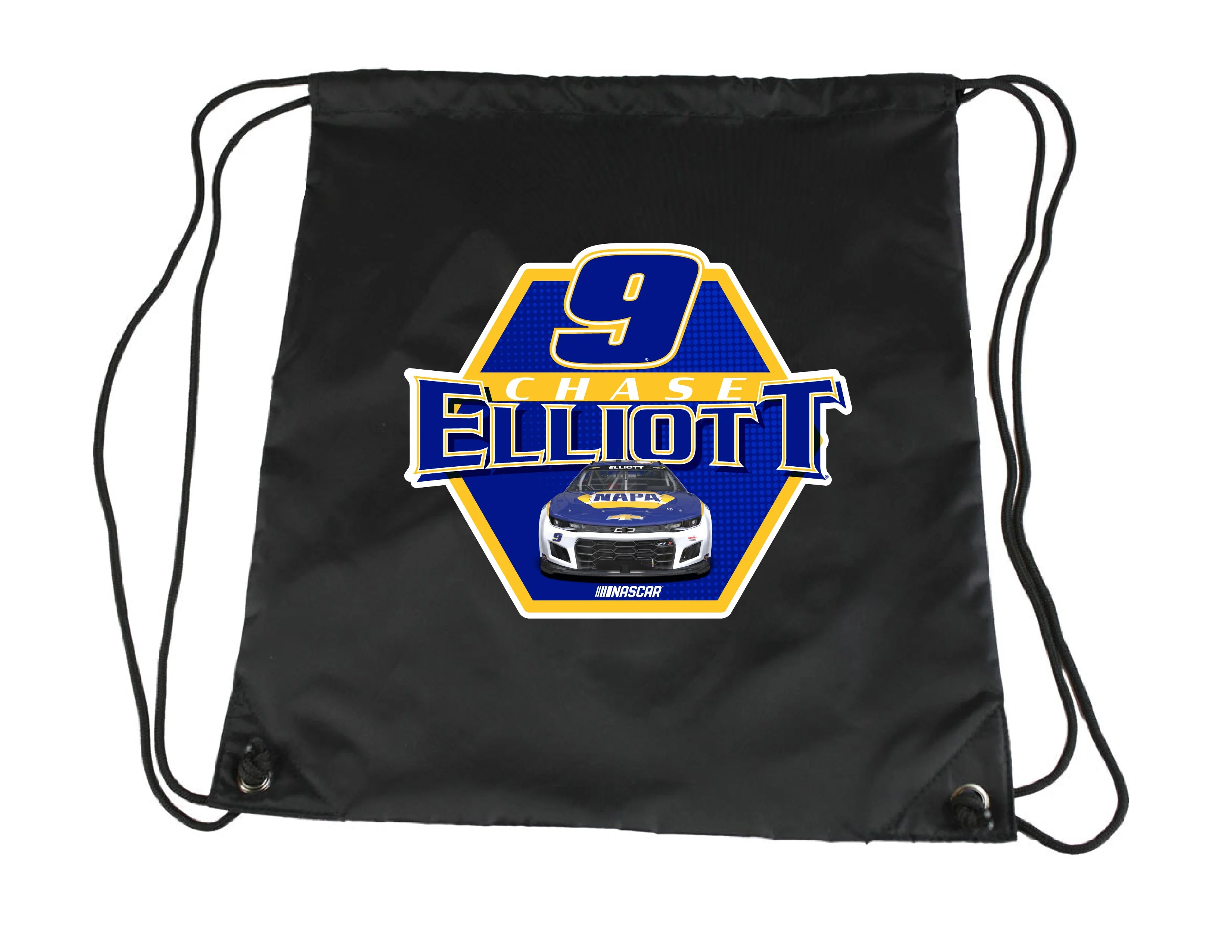 Chase Elliott #9 Officially Licensed NASCAR Cinch Bag with Drawstring