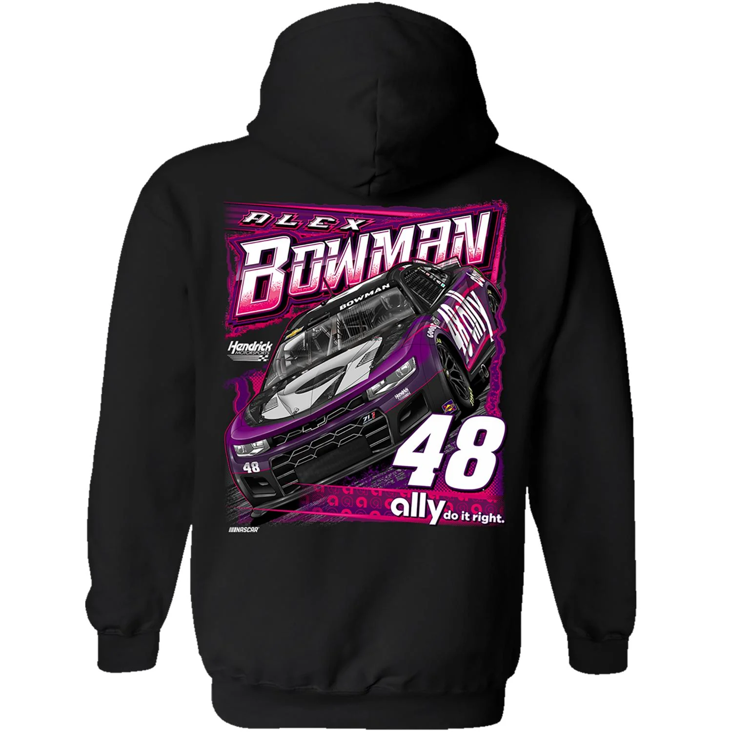 Alex Bowman #48 2025 Ally Hoodie - Image 3