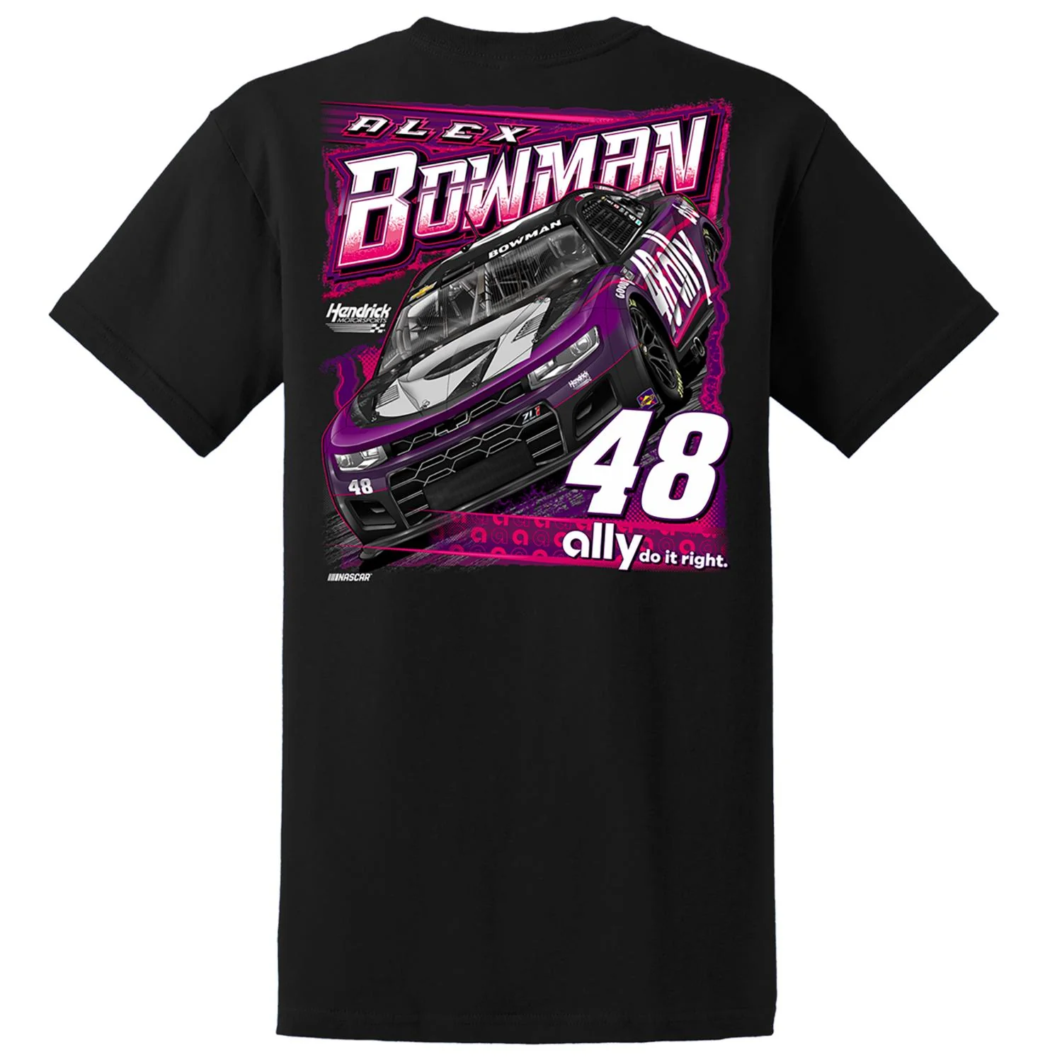 Alex Bowman #48 2025 Ally T-shirt - Image 3