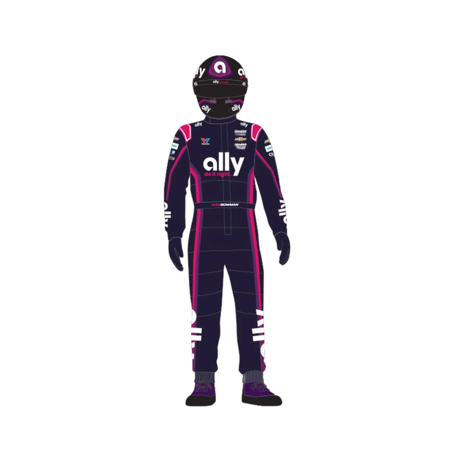 Alex Bowman #48 Ally 1:18 Scale Driver Figure
