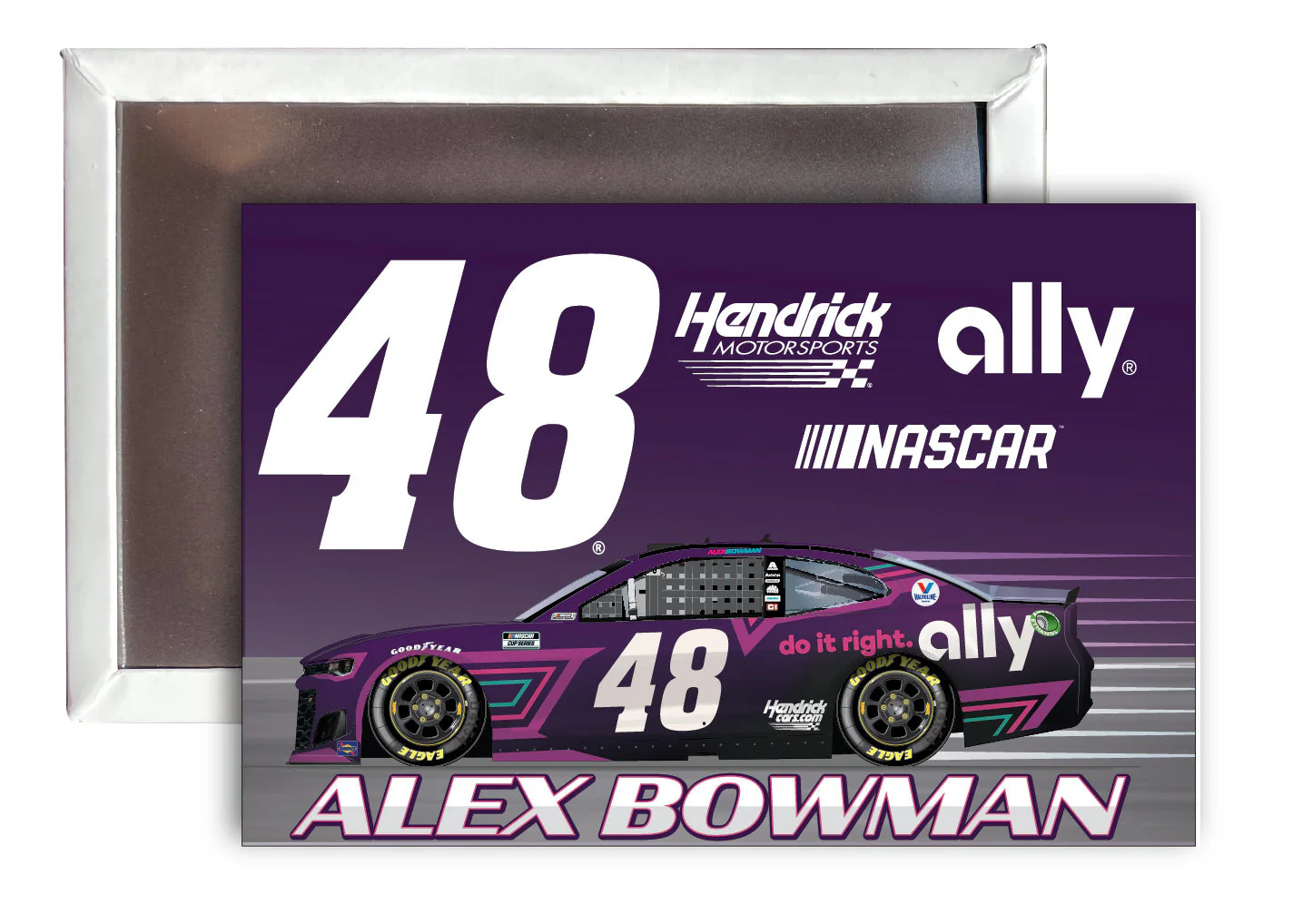 Alex Bowman #48 NASCAR 2x3-Inch Fridge Magnet