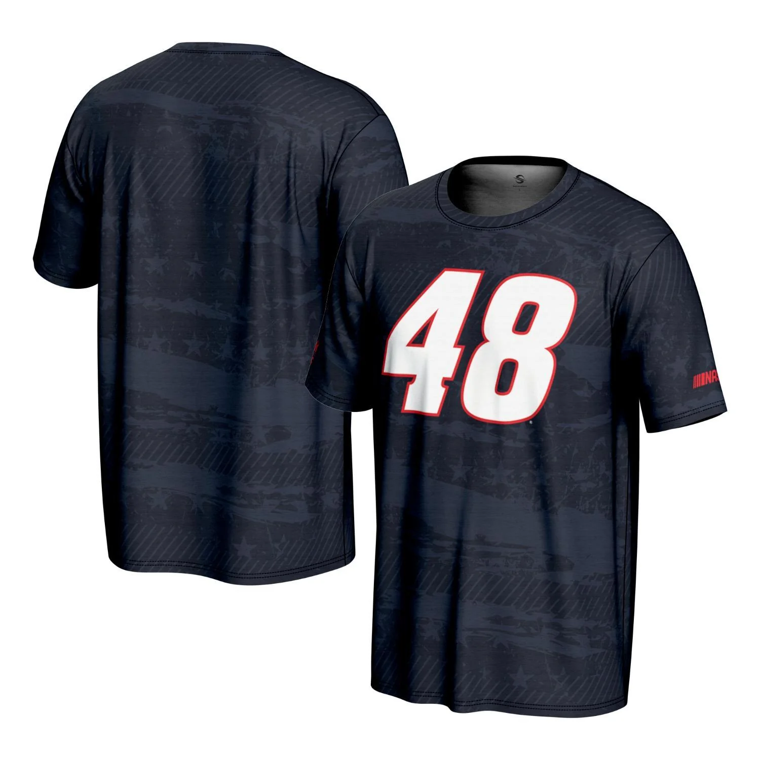 Alex Bowman #48 Patriotic Sublimated T-shirt