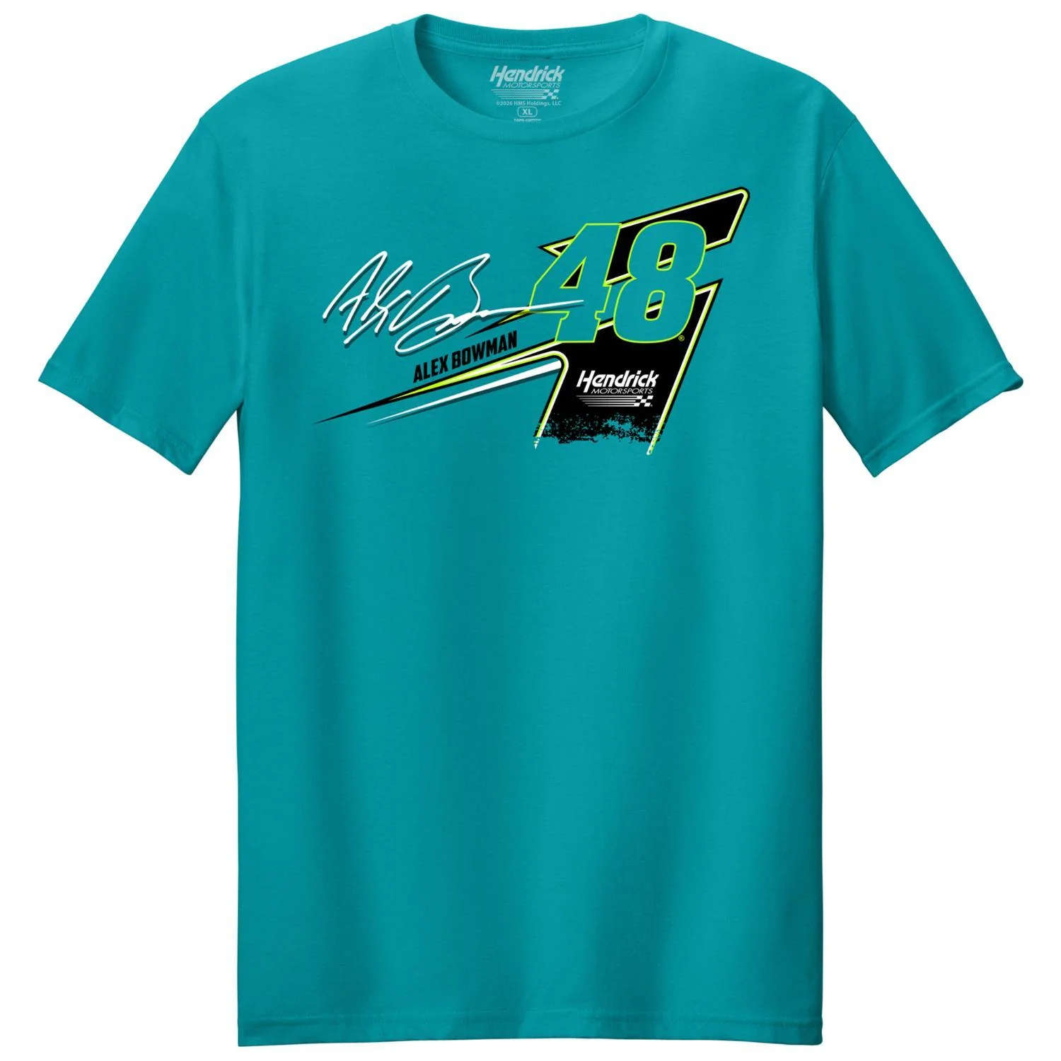 Alex Bowman #48 Tropical T-shirt - Image 2