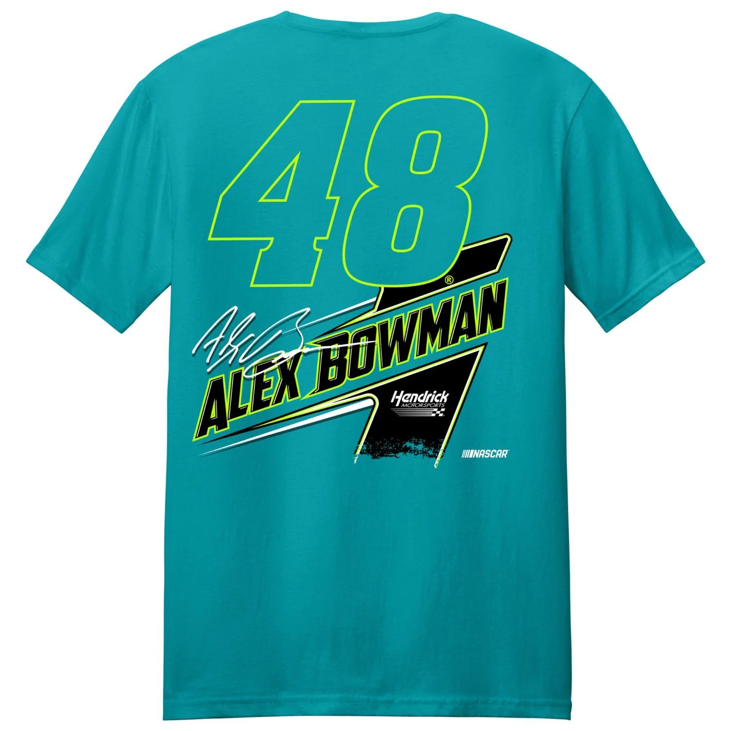 Alex Bowman #48 Tropical T-shirt - Image 3