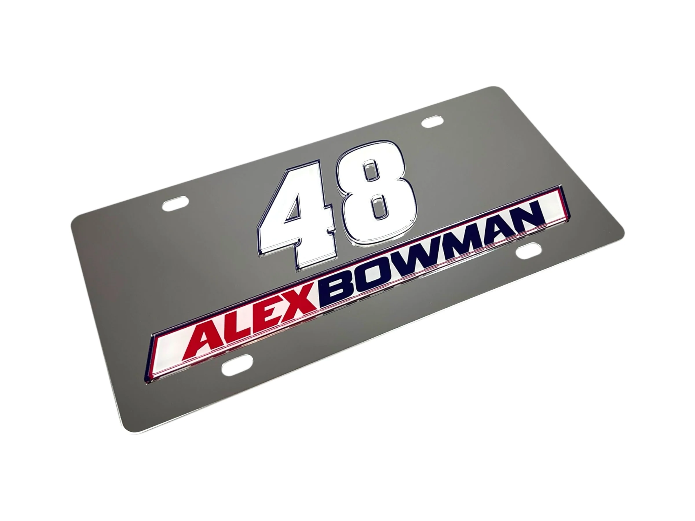 Alex Bowman #48 Ally Stainless Steel License Plate