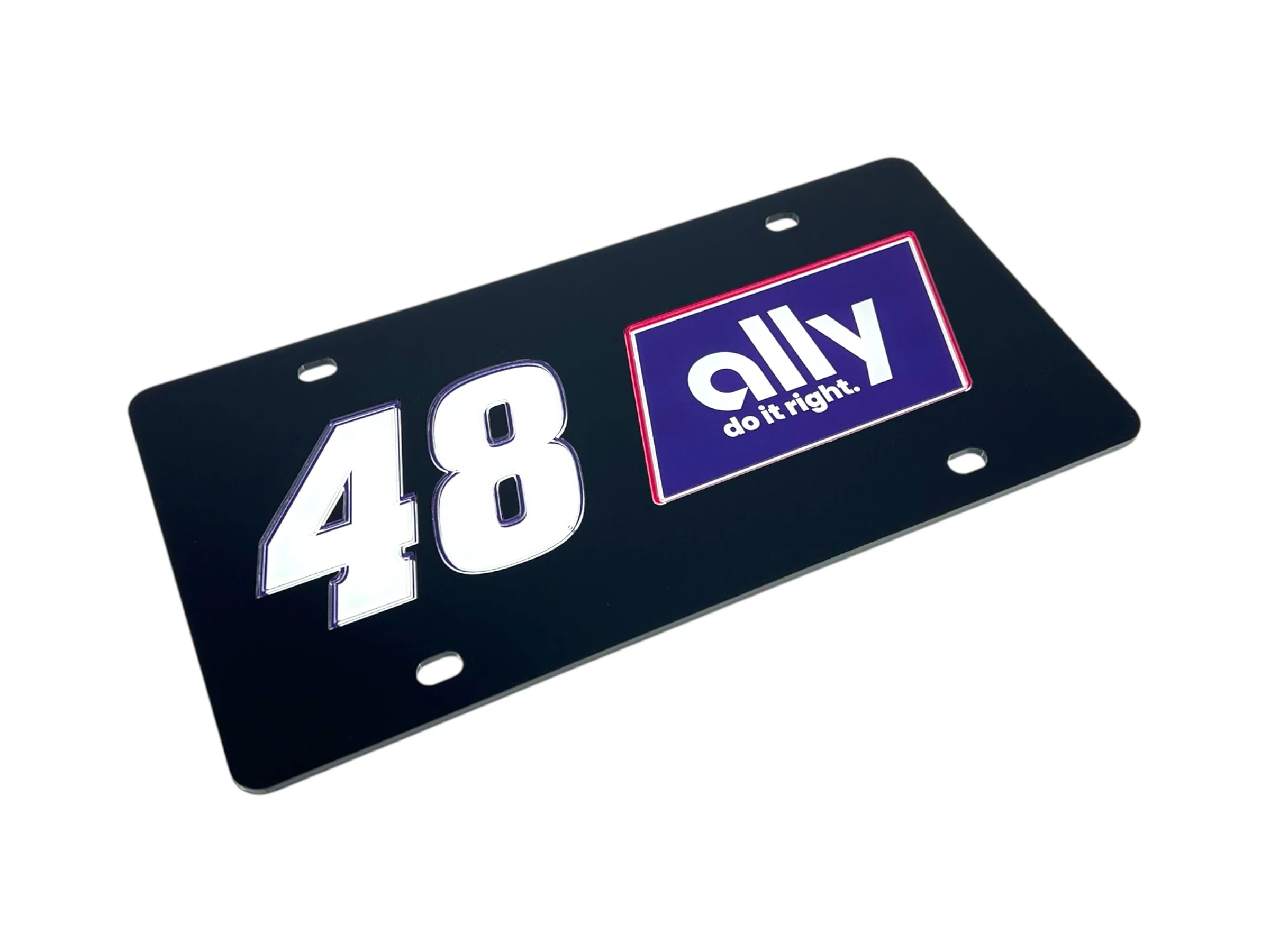 Alex Bowman #48 Ally Acrylic License Plate