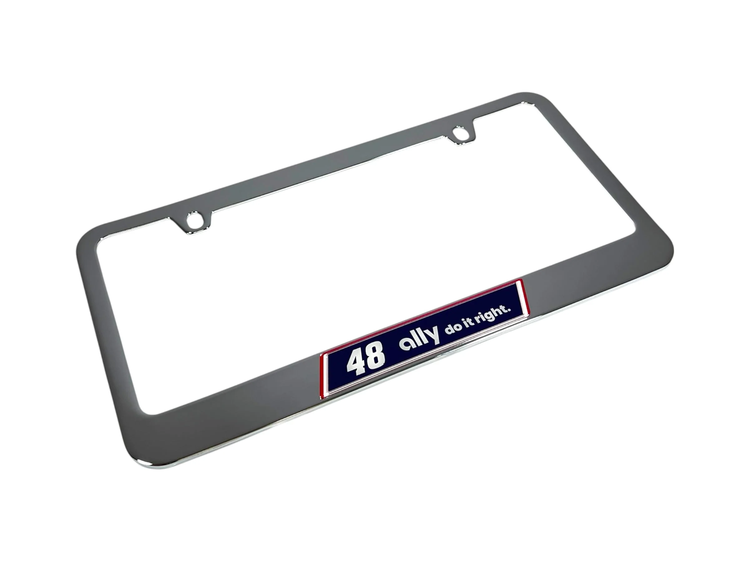 Alex Bowman #48 Ally Chrome License Plate Frame