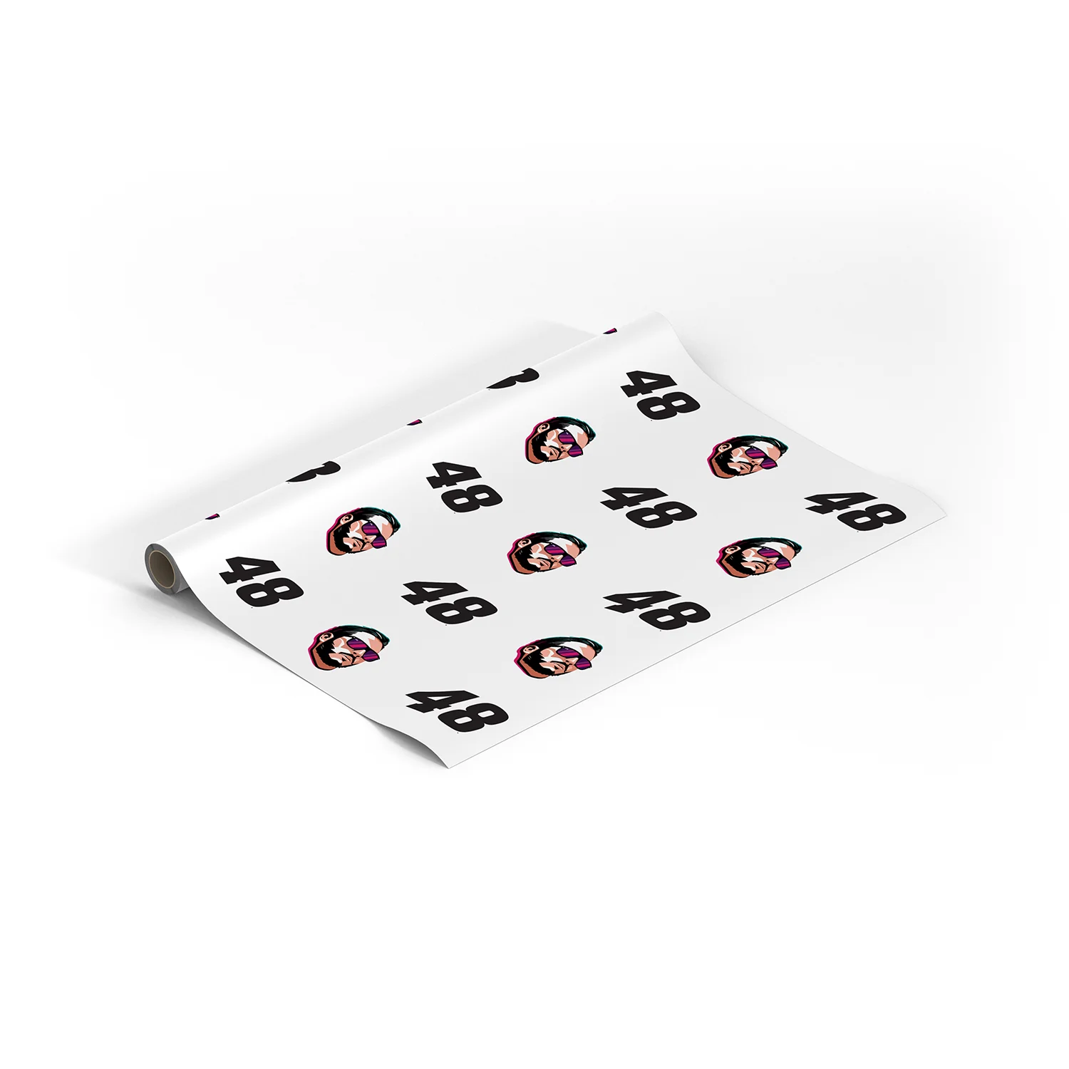 Alex Bowman Face #48 Gift Wrap Roll - 30" x 6'