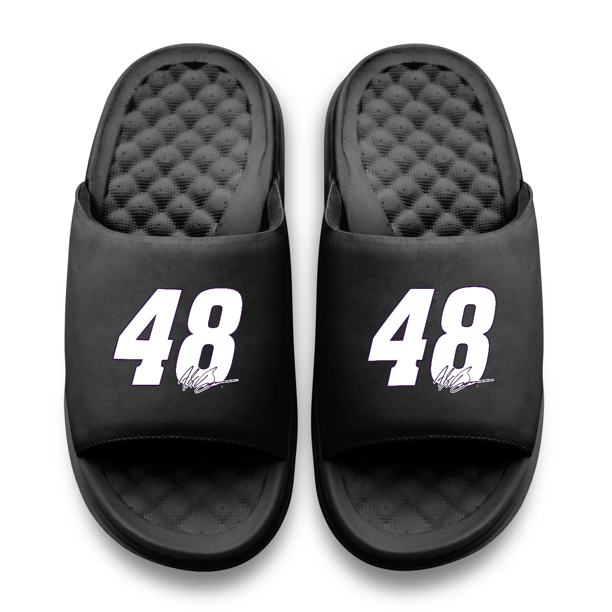 Alex Bowman Number Signature Slide Sandals - Image 2