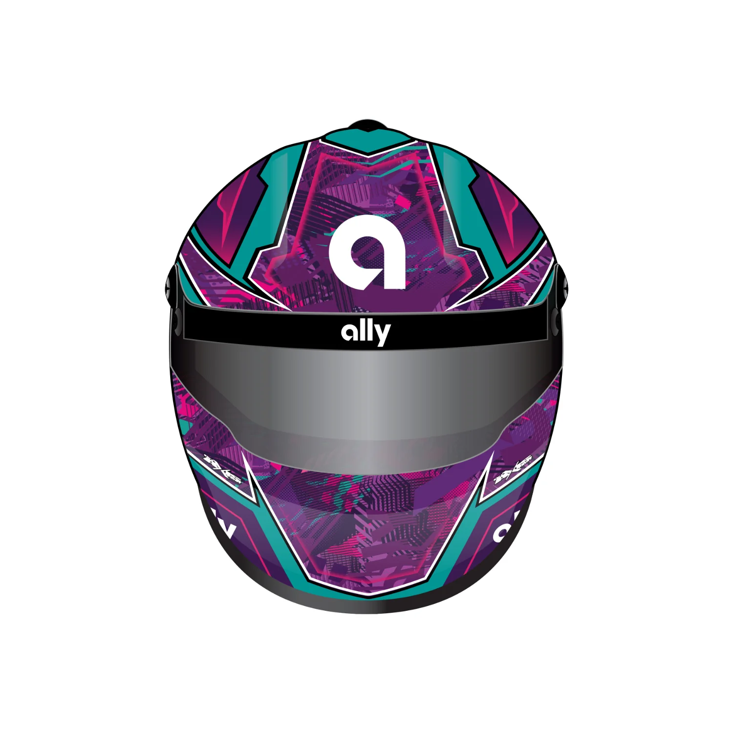 AUTOGRAPHED Alex Bowman #48 Ally 1:2 Miniature Replica Helmet - Image 3