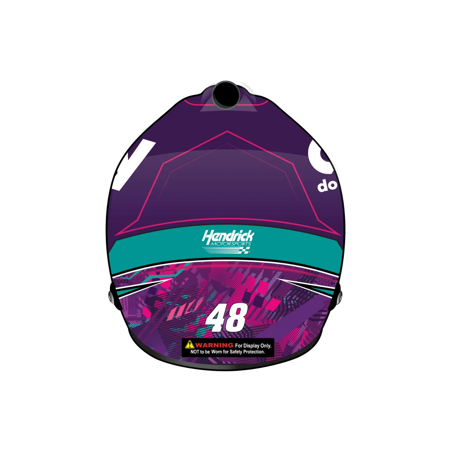 AUTOGRAPHED Alex Bowman #48 Ally 1:2 Miniature Replica Helmet - Image 5