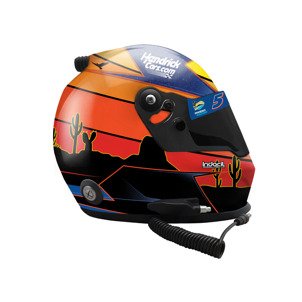 AUTOGRAPHED Kyle Larson #5 2025 Champion Miniature Replica Helmet