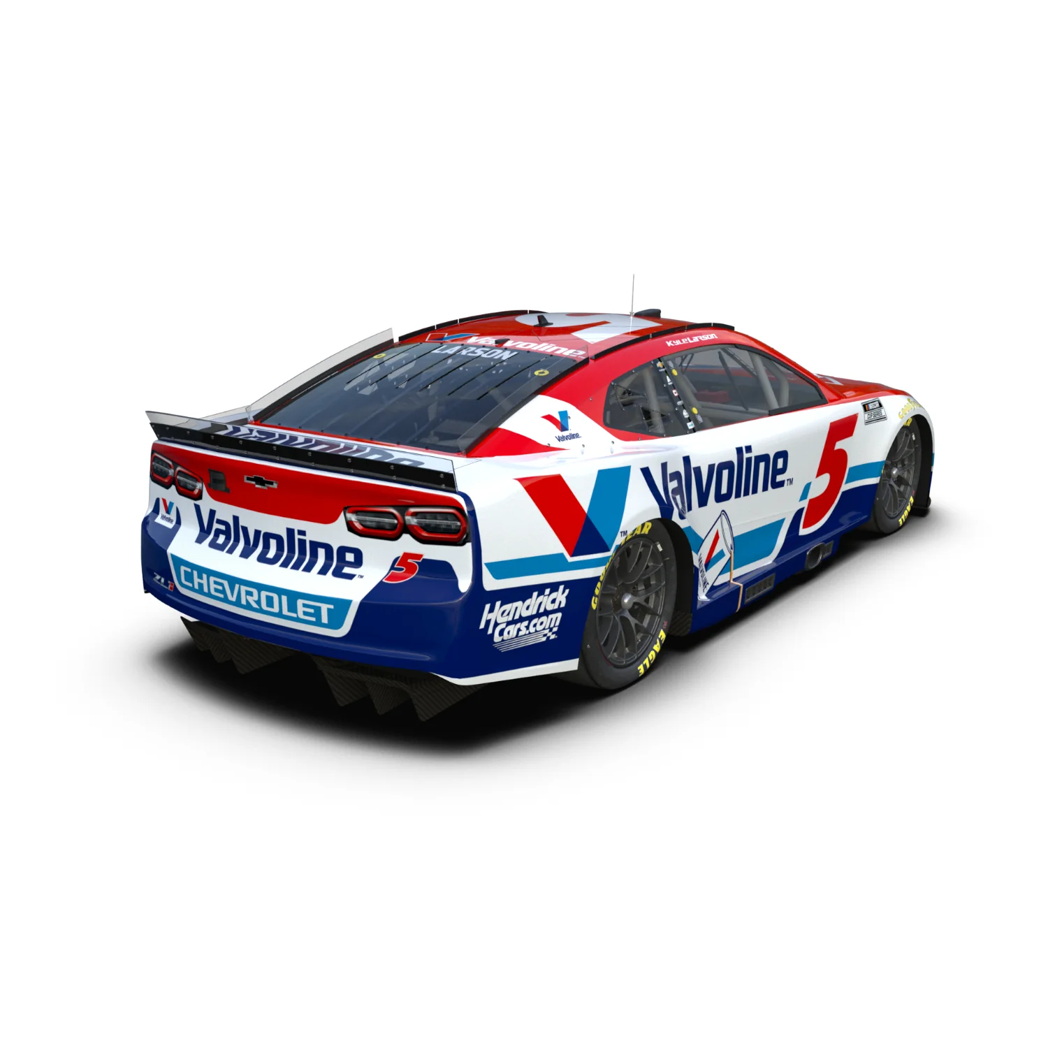 AUTOGRAPHED Kyle Larson #5 2026 Valvoline 1:24 ELITE Die-Cast - Image 2