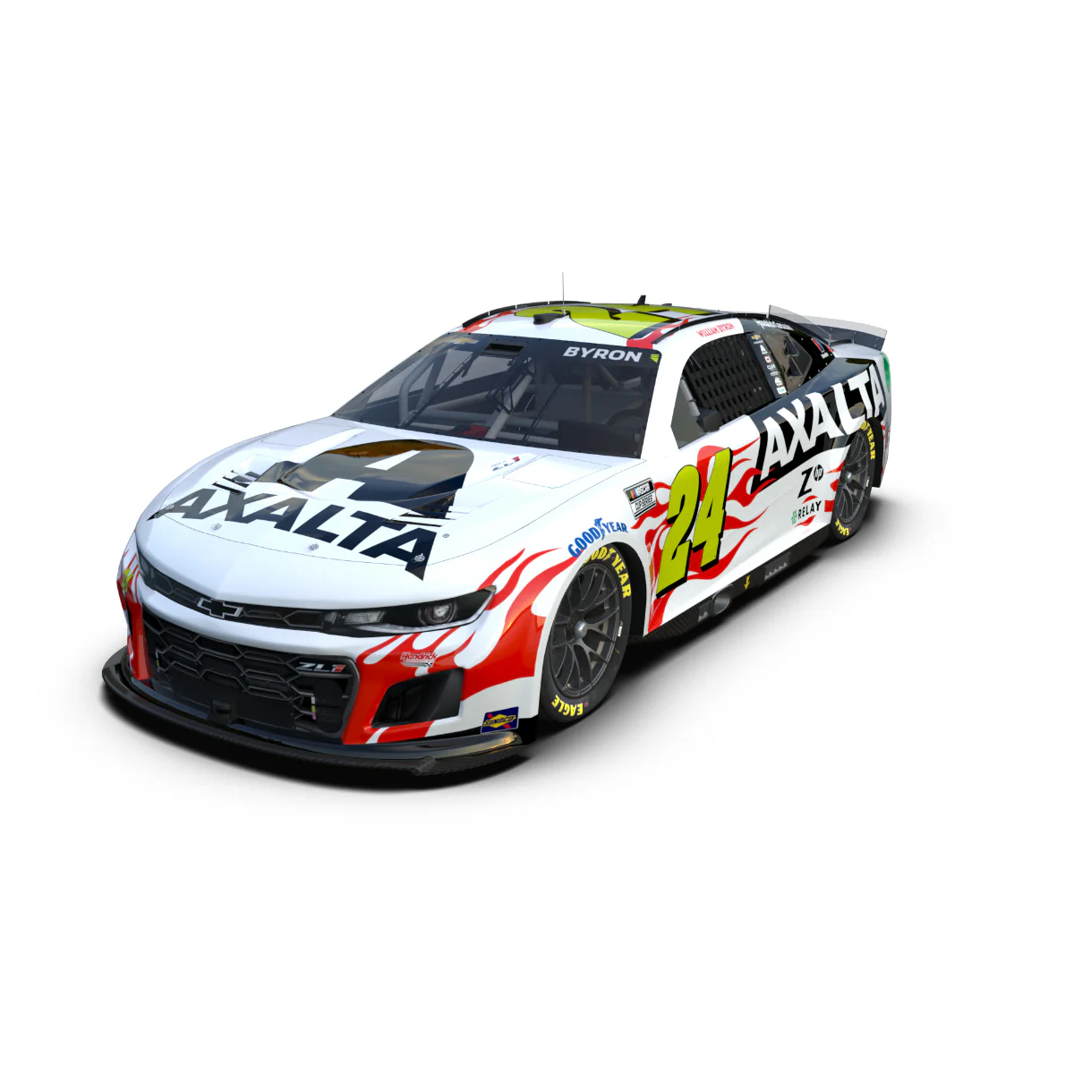 AUTOGRAPHED William Byron #24 2024 AXALTA 1:24 ELITE Die-Cast
