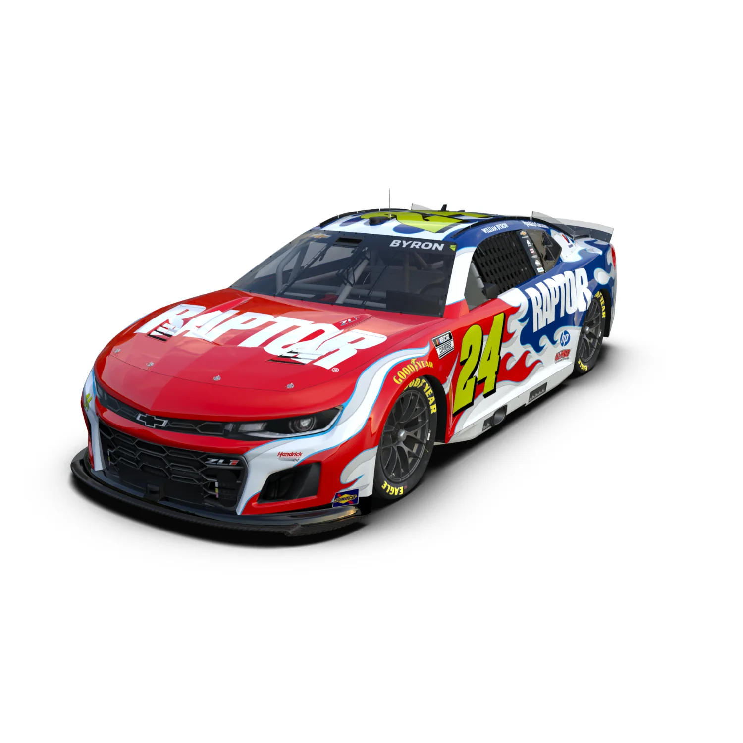 AUTOGRAPHED William Byron #24 2026 RAPTOR 1:24 ELITE Die-Cast
