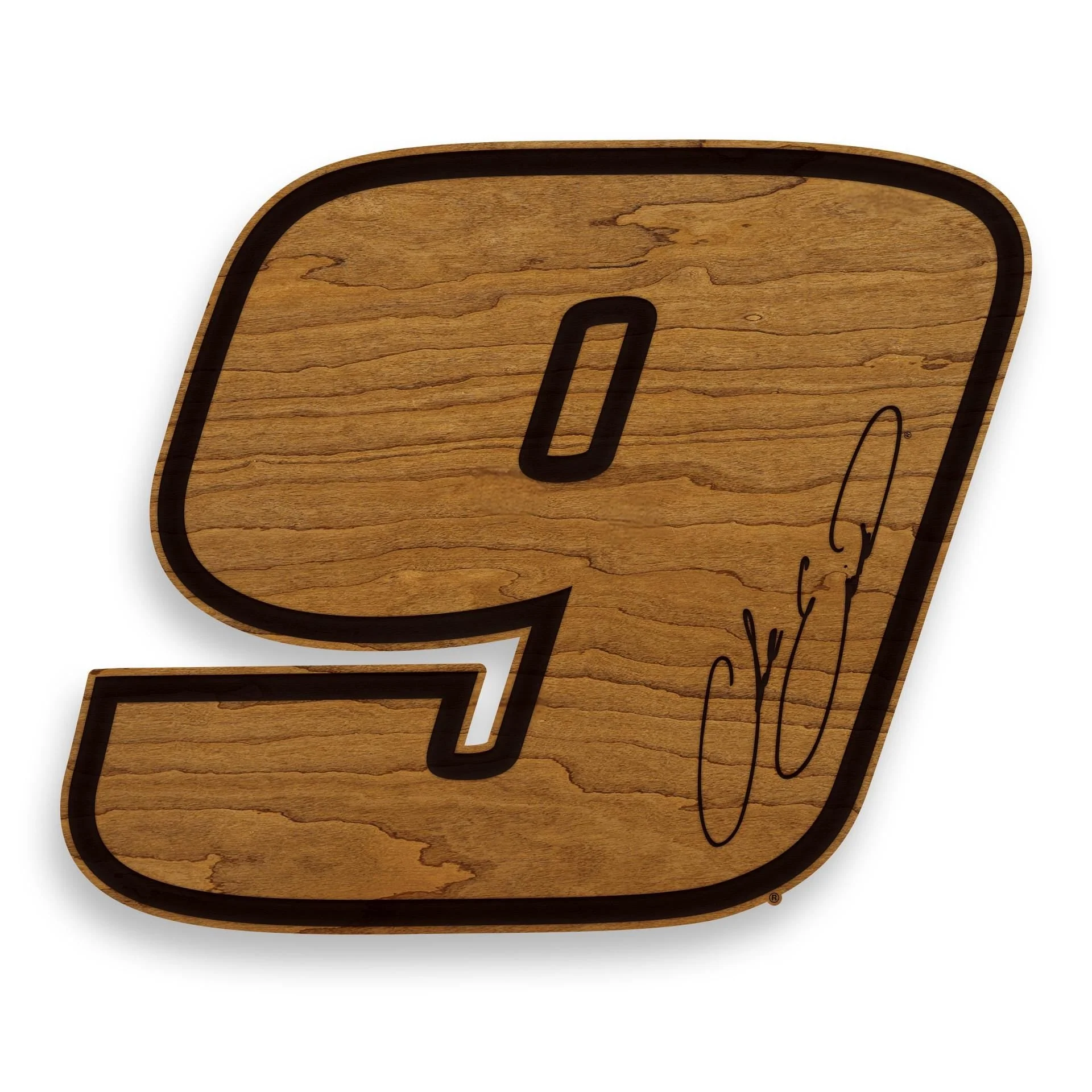 Chase Elliott # 9 Wooden Wall Hanging