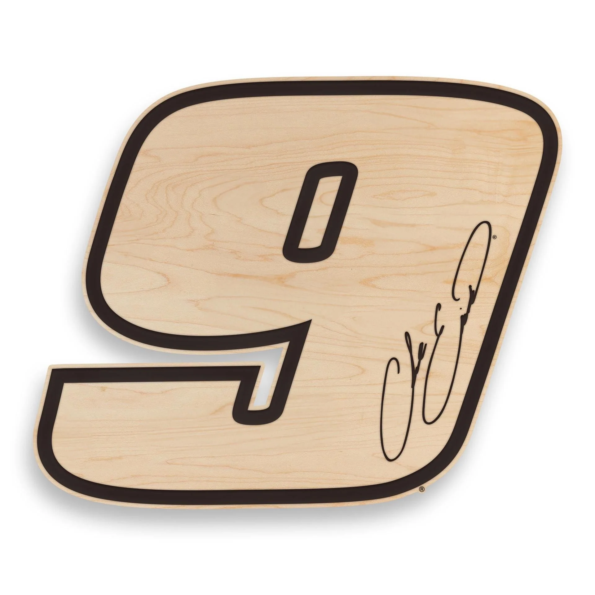 Chase Elliott # 9 Wooden Wall Hanging - Image 2