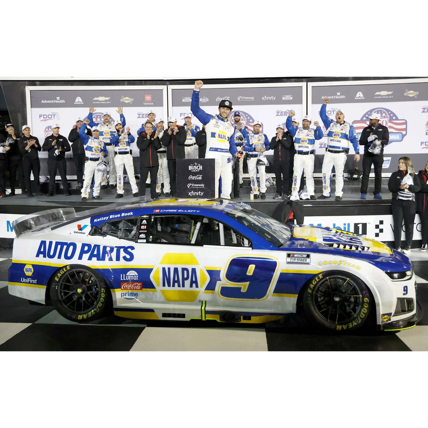 Chase Elliott #9 2026 Duel 2 at Daytona RACE WIN 1:24 ELITE Die-Cast