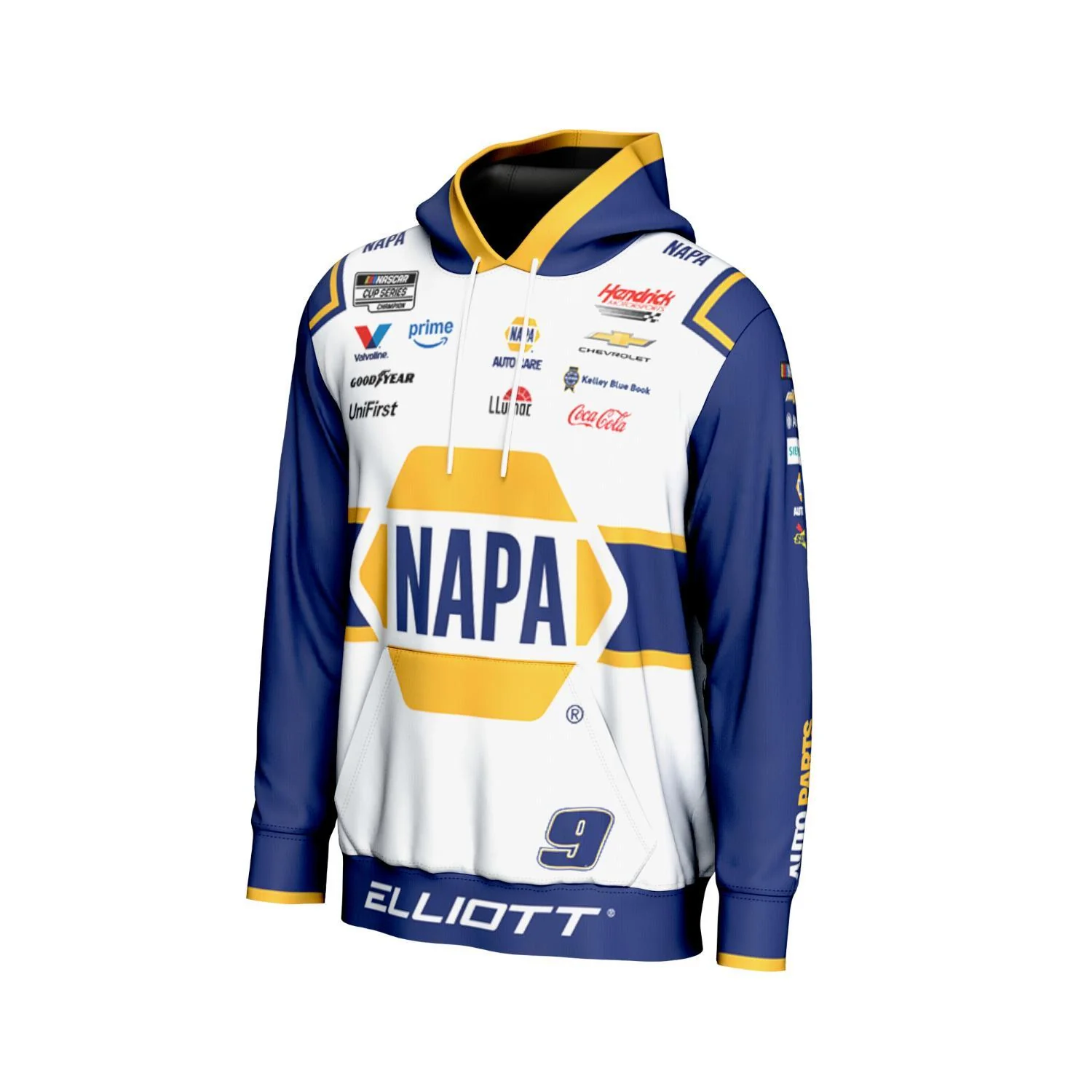 Chase Elliott #9 2026 NAPA Sublimated Hoodie - Image 2