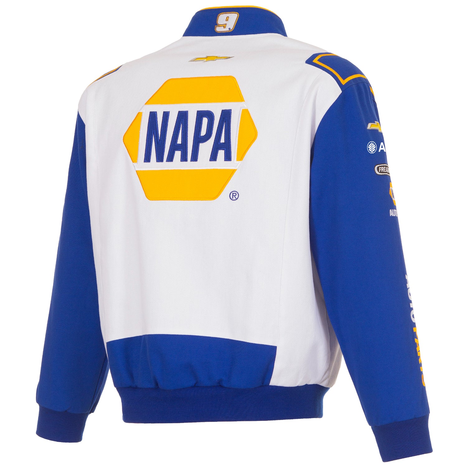 Chase Elliott #9 2026 NAPA White Twill Jacket - Image 3