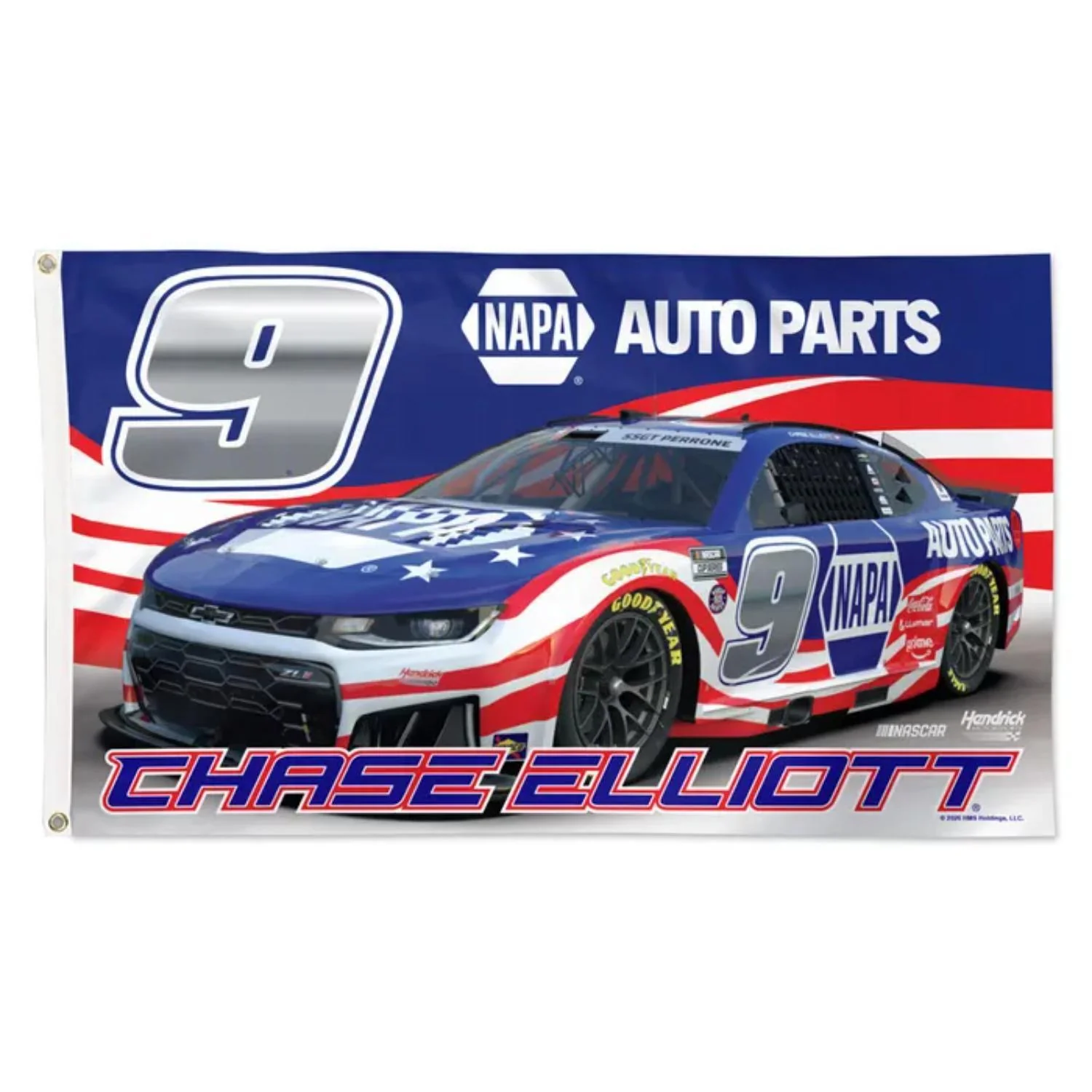 Chase Elliott #9 NAPA Patriotic 3' x 5' Flag