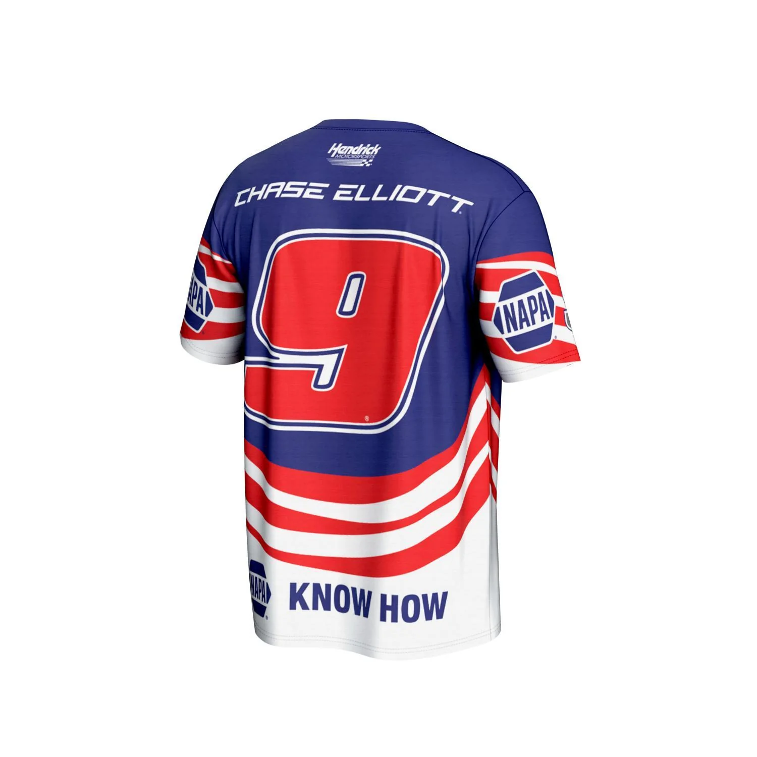 Chase Elliott #9 NAPA Patriotic Sublimated T-shirt - Image 3