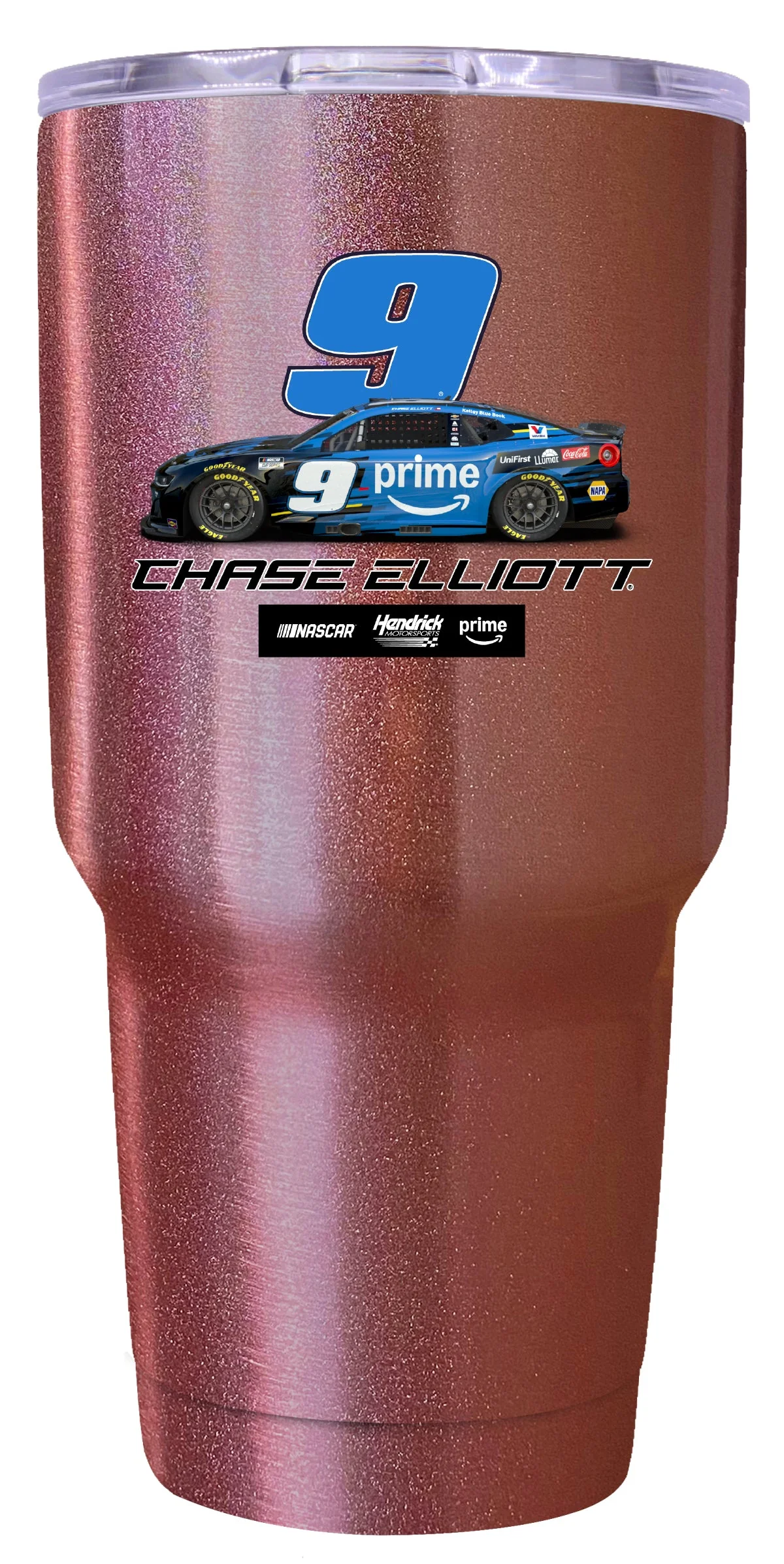Chase Elliott #9 24oz Insulated Stainless Steel Tumbler - Image 4
