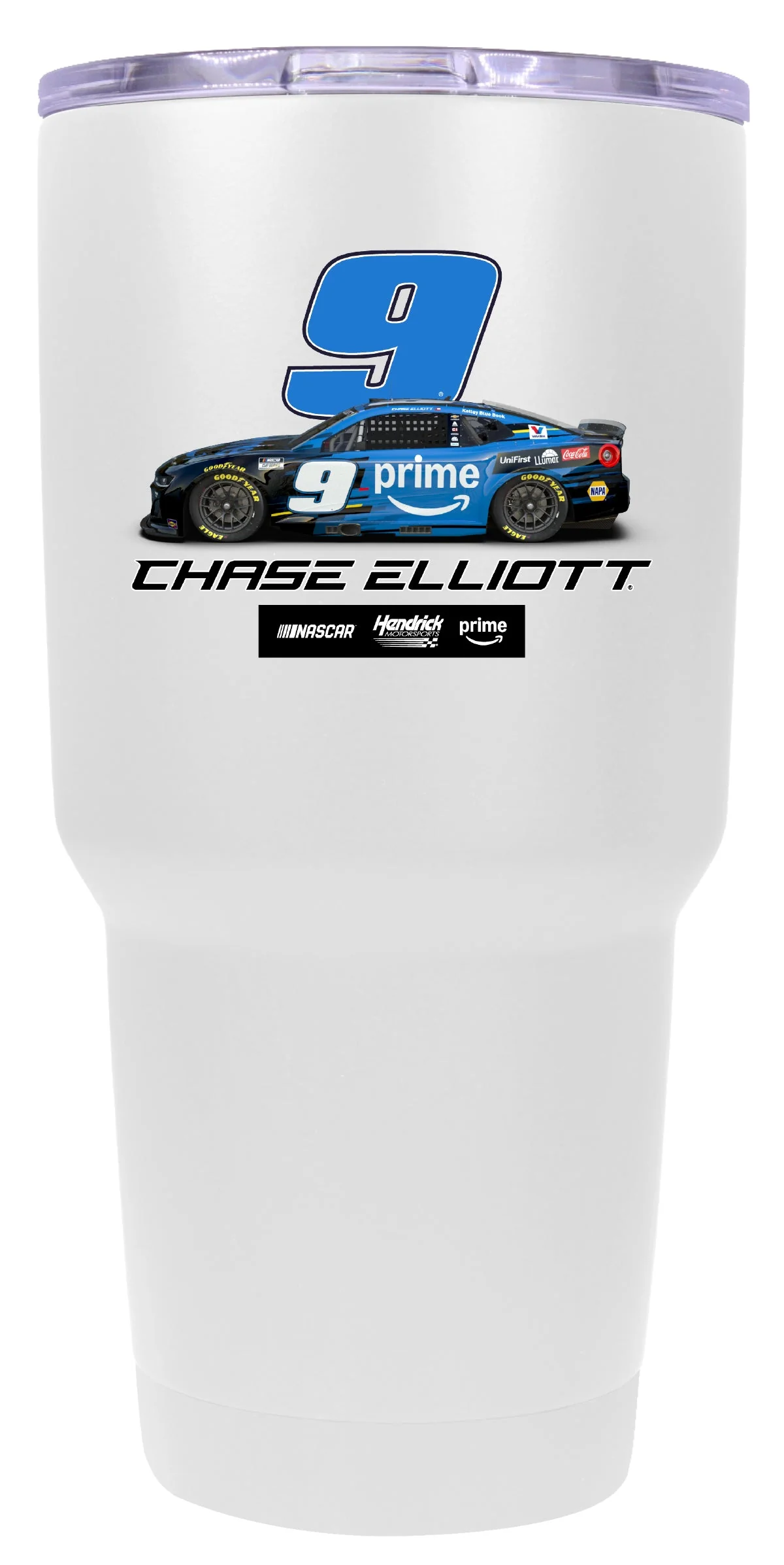 Chase Elliott #9 24oz Insulated Stainless Steel Tumbler - Image 6