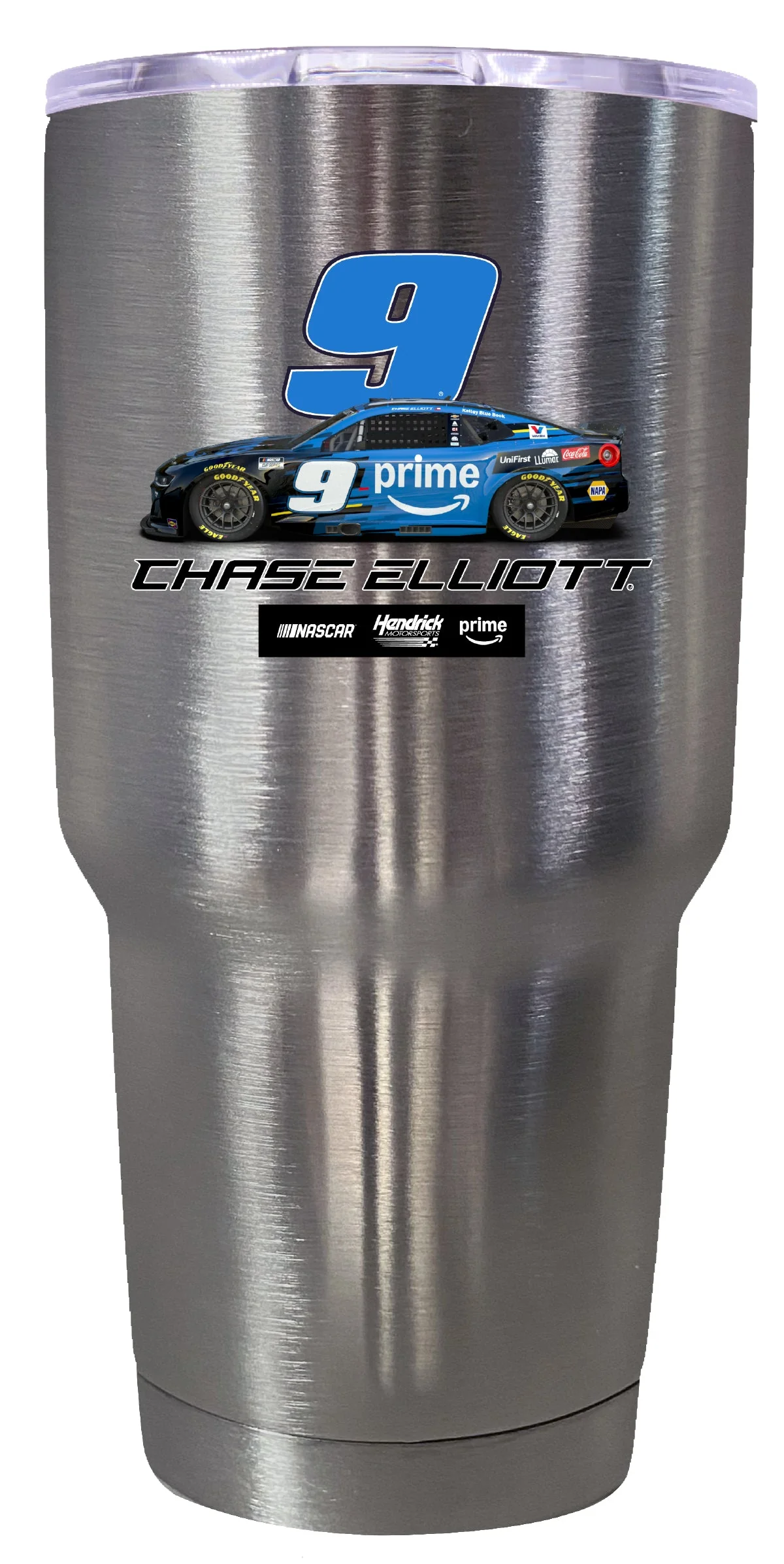 Chase Elliott #9 24oz Insulated Stainless Steel Tumbler - Image 7