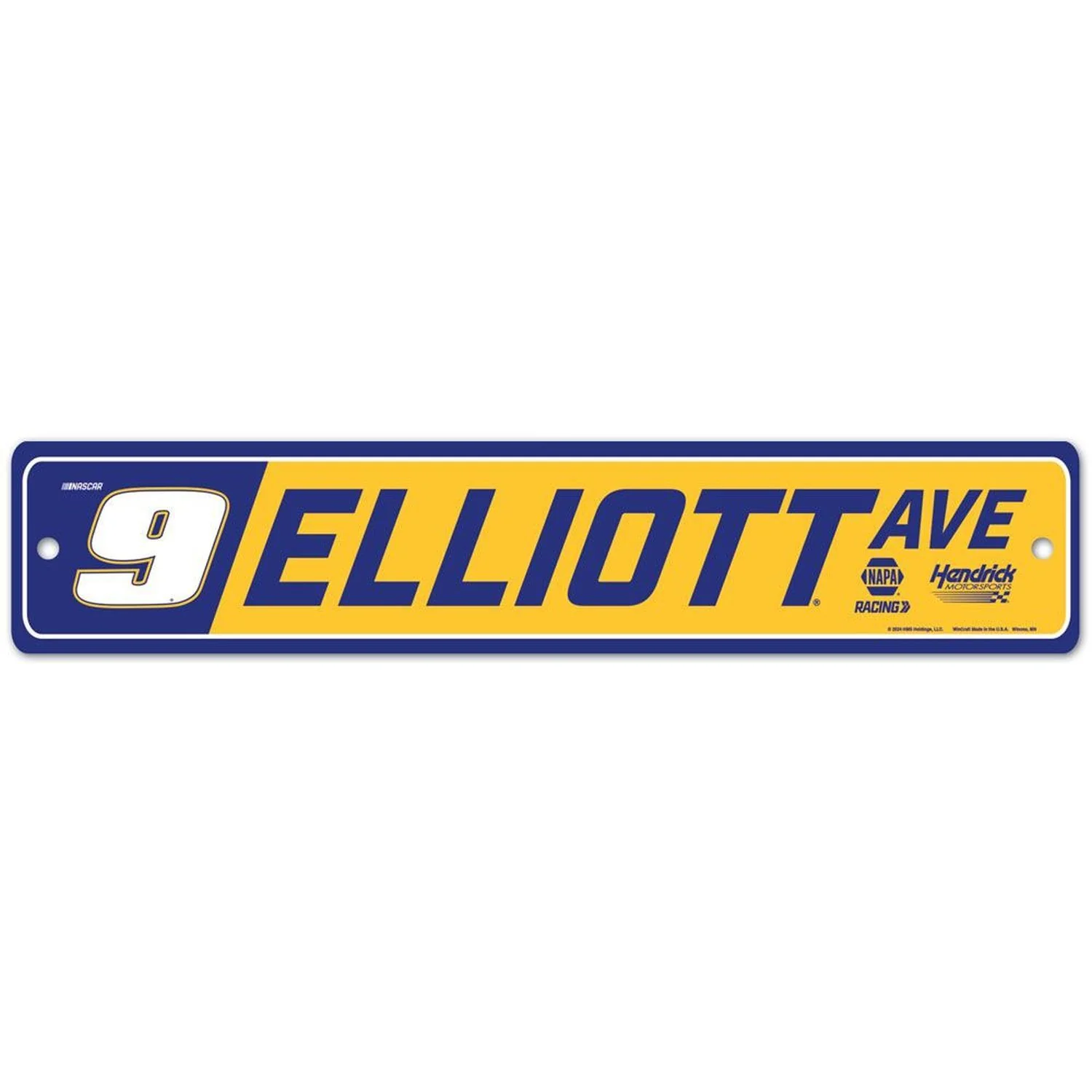 Chase Elliott #9 Street Sign