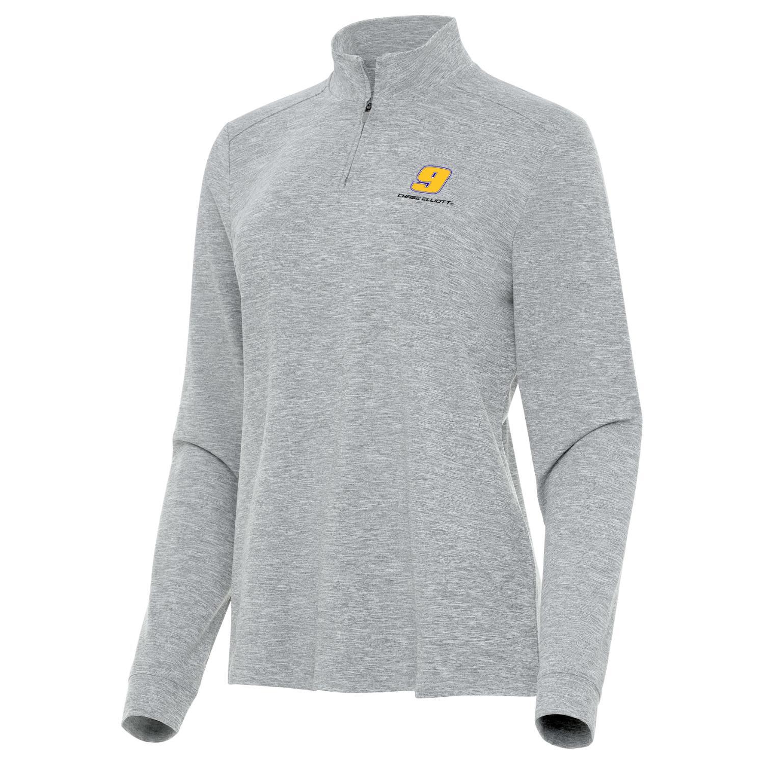 Chase Elliott #9 Women's Mentor 1/4 Zip Pullover - Skyscraper Heather