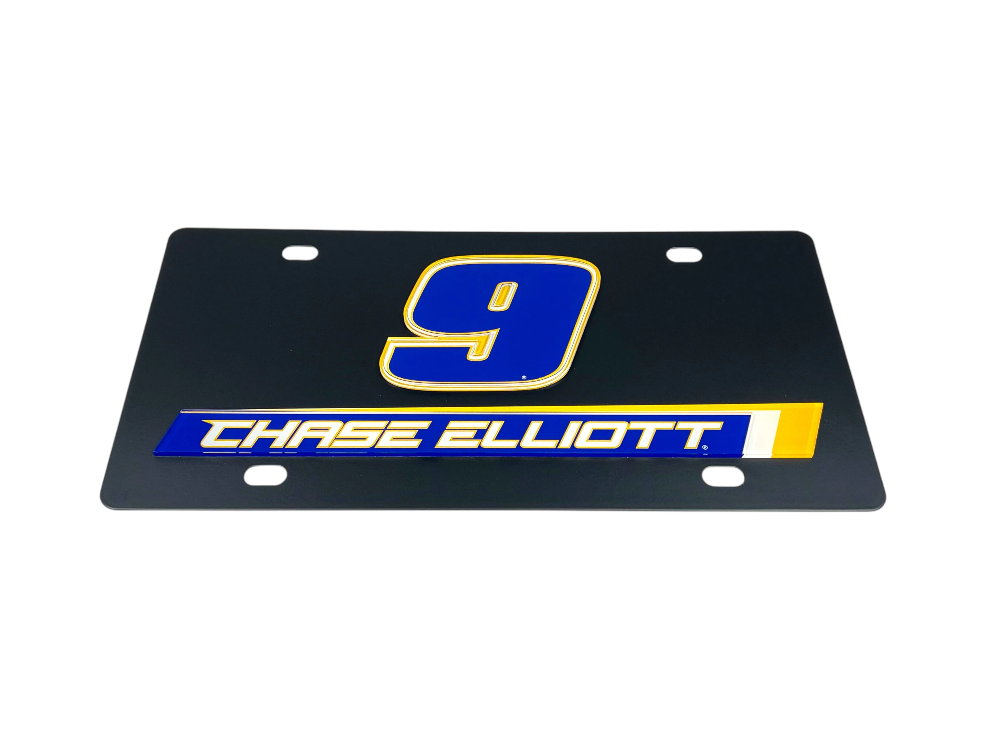 Chase Elliott #9 NAPA Carbon Steel License Plate - Image 2