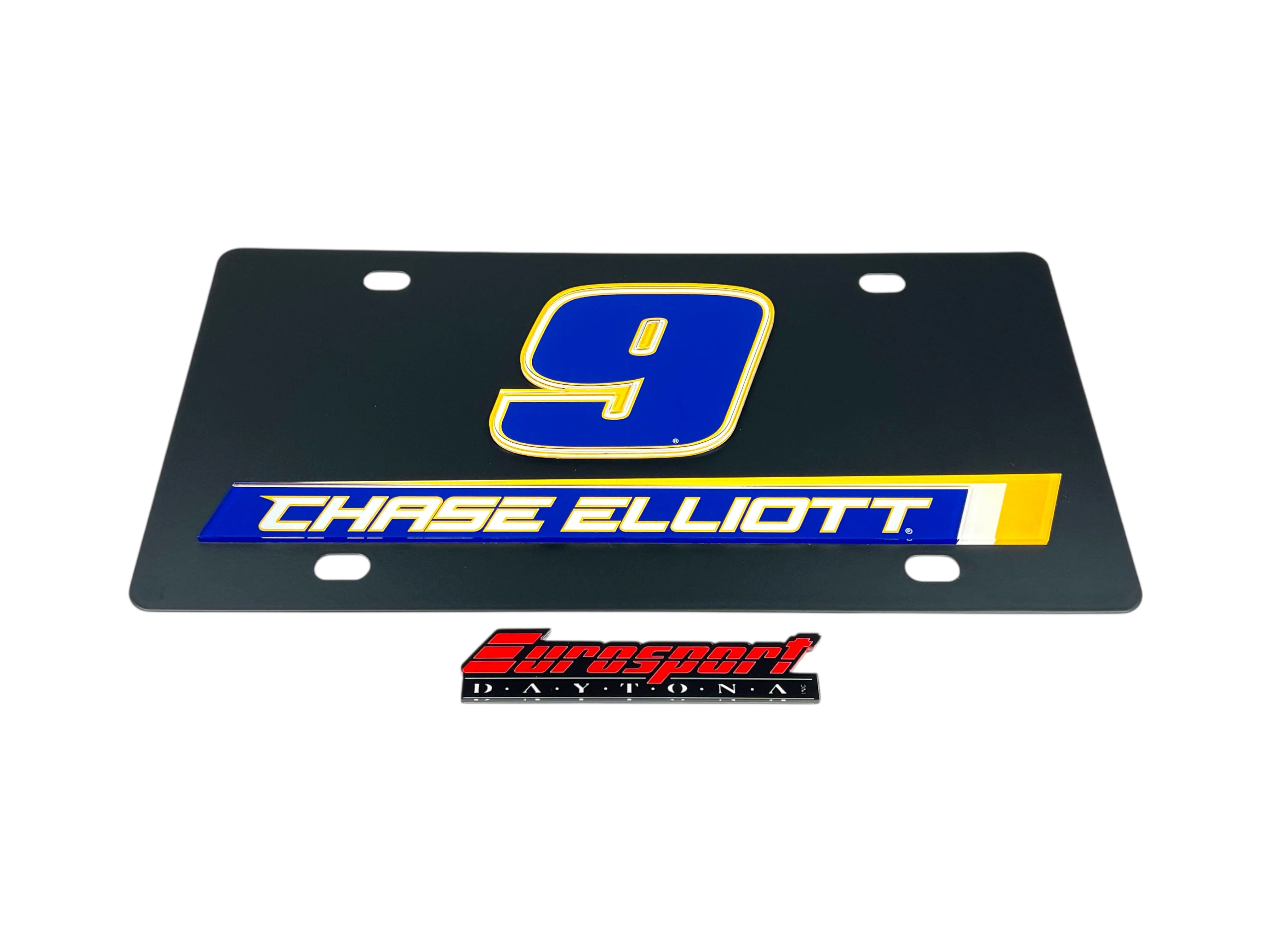 Chase Elliott #9 NAPA Carbon Steel License Plate - Image 4