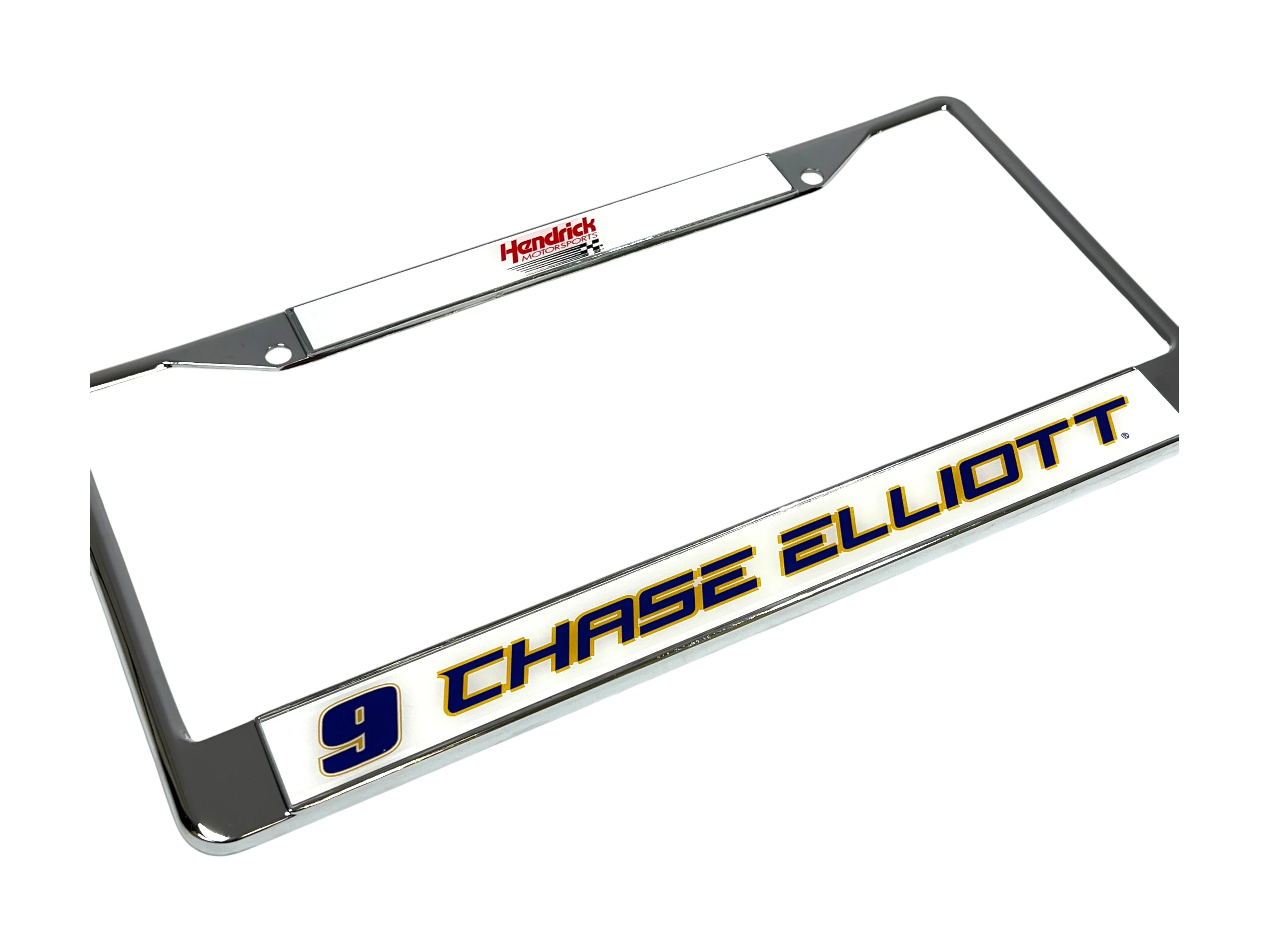 Chase Elliott #9 NAPA Chrome License Plate Frame - Image 3