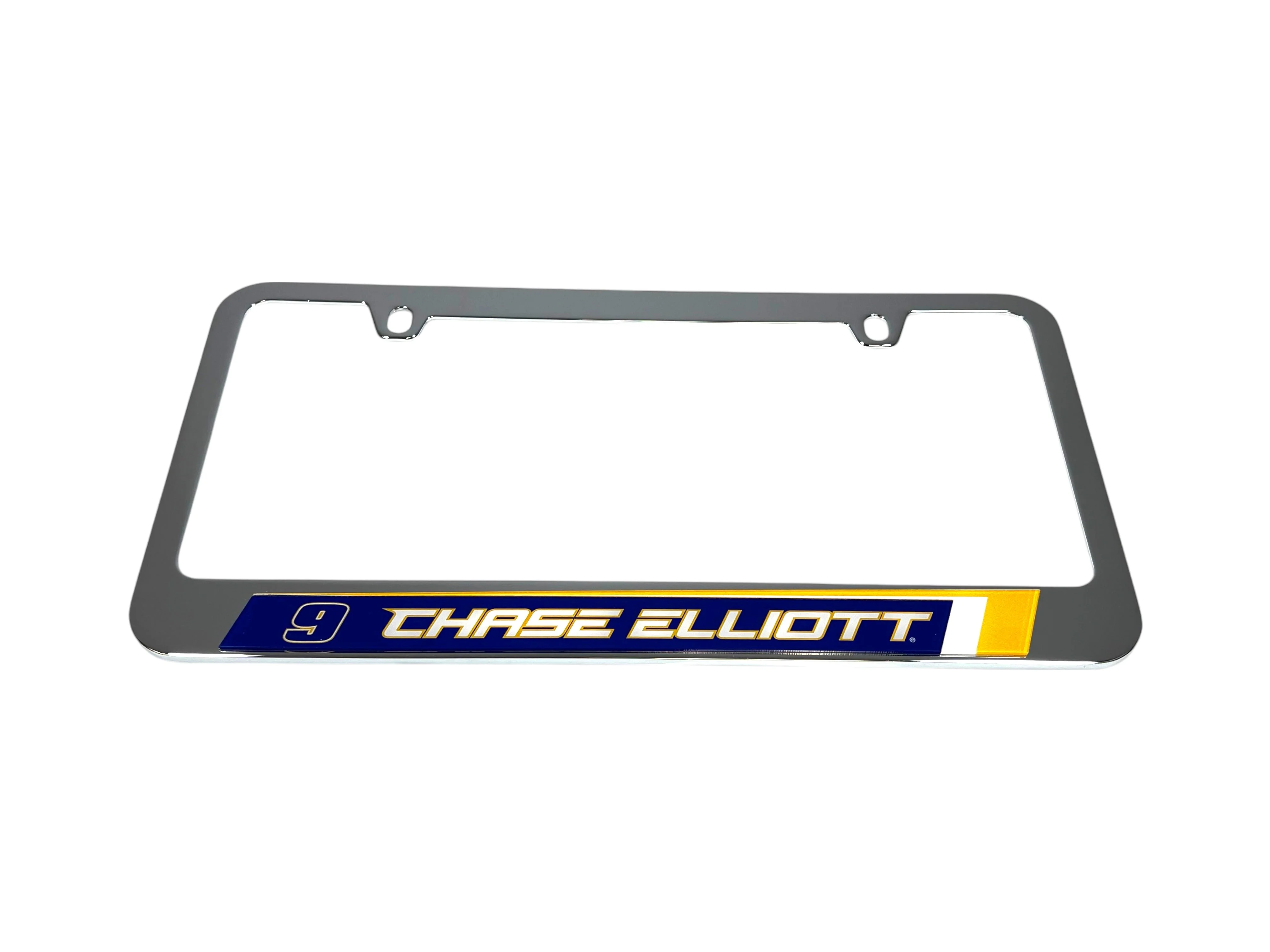 Chase Elliott #9 NAPA Chrome License Plate Frame - Image 2