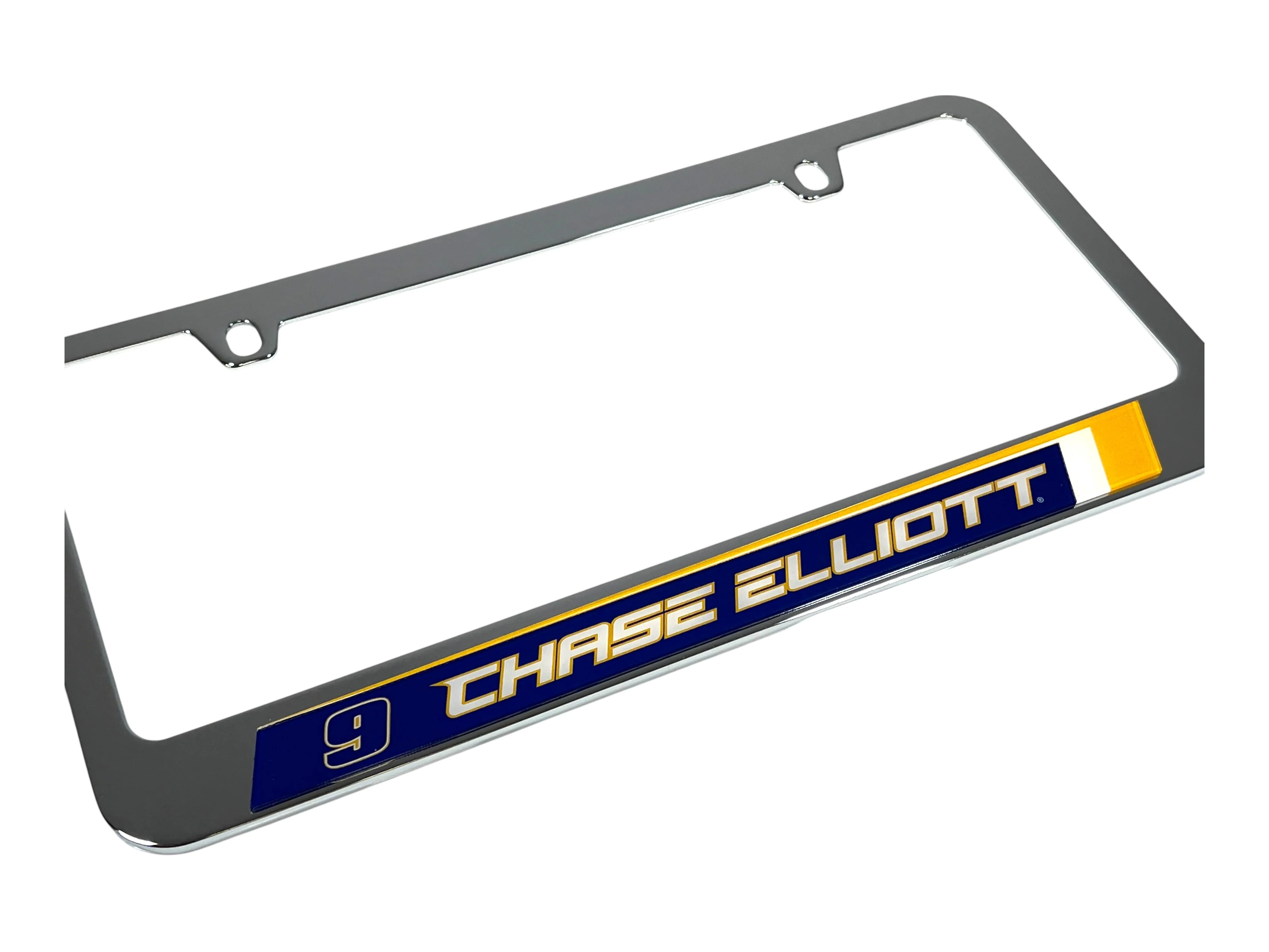 Chase Elliott #9 NAPA Chrome License Plate Frame - Image 3