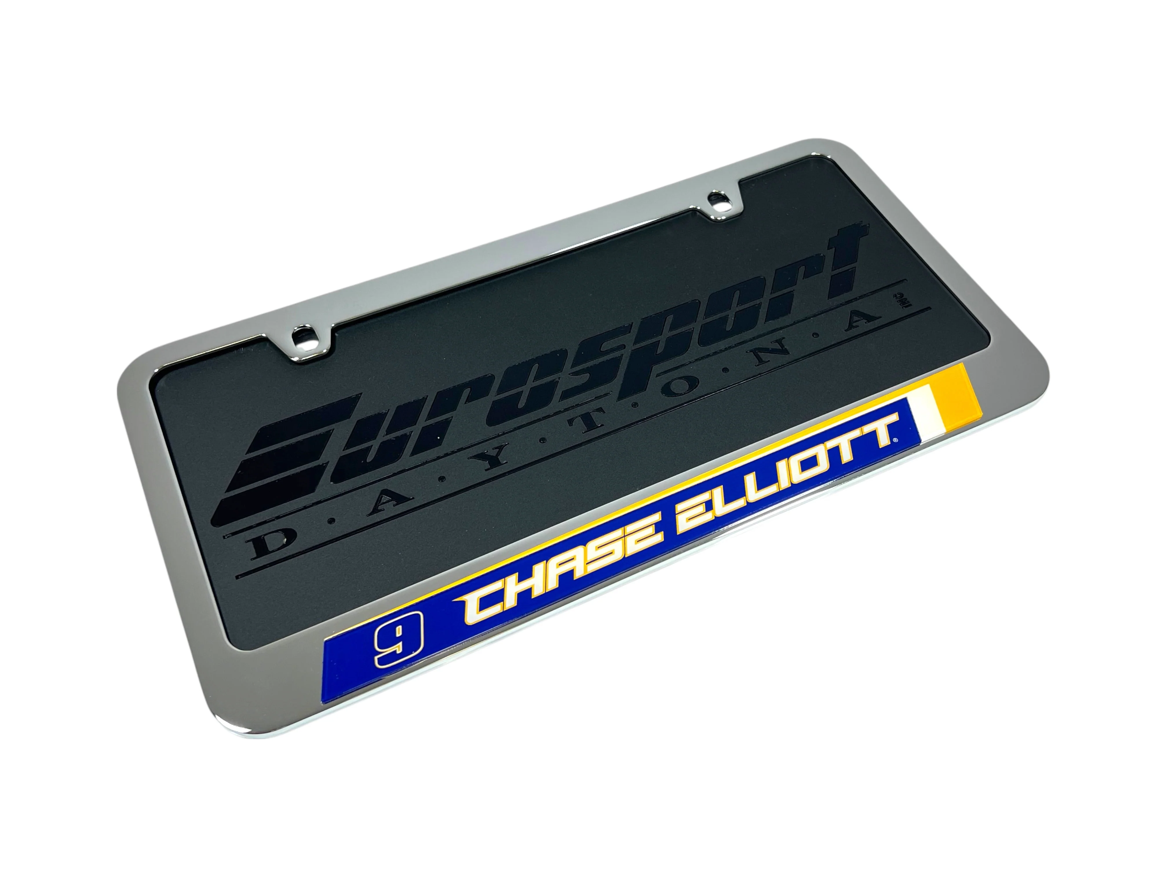 Chase Elliott #9 NAPA Chrome License Plate Frame - Image 4