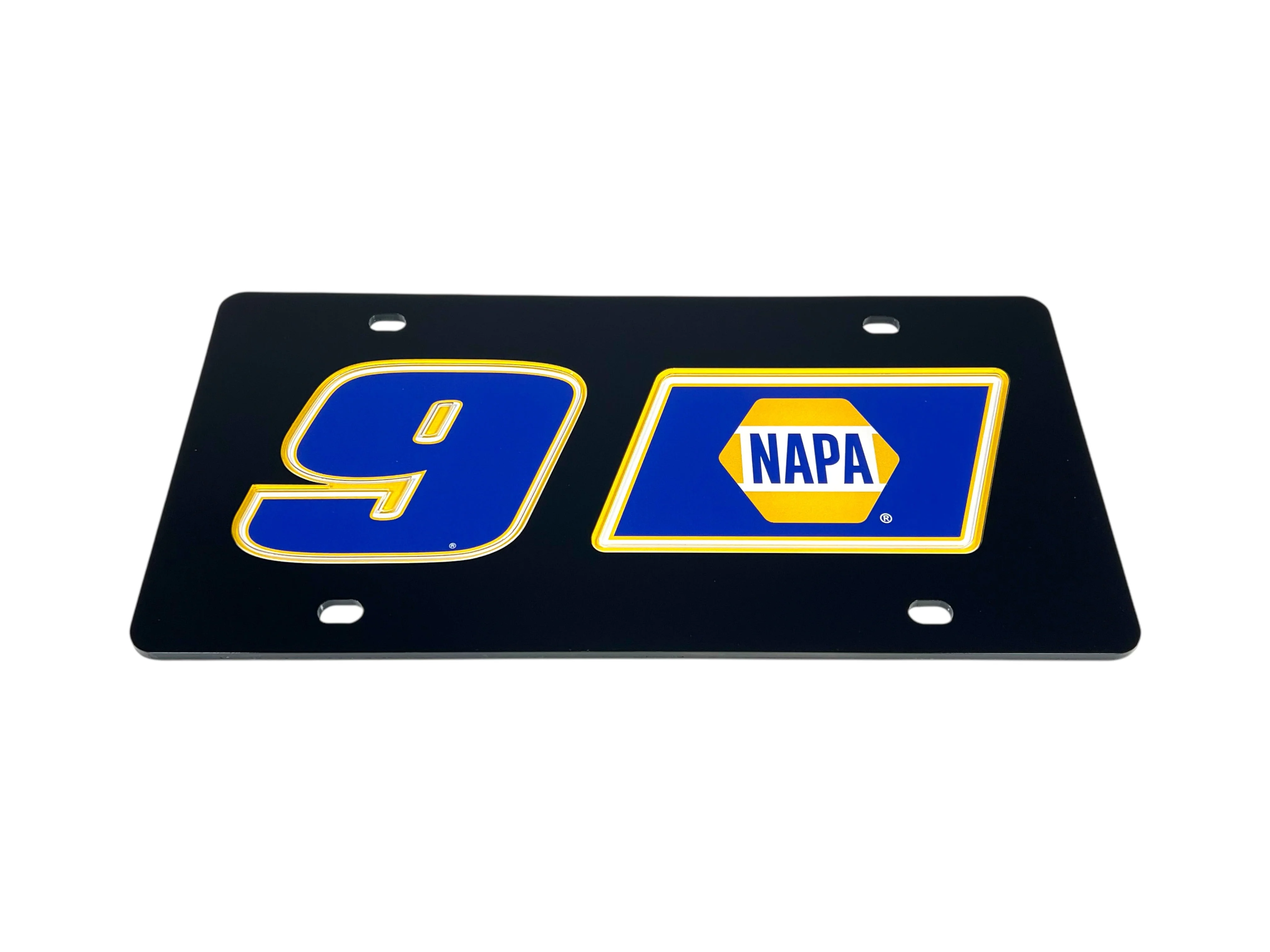 Chase Elliott #9 NAPA Acrylic License Plate - Image 2