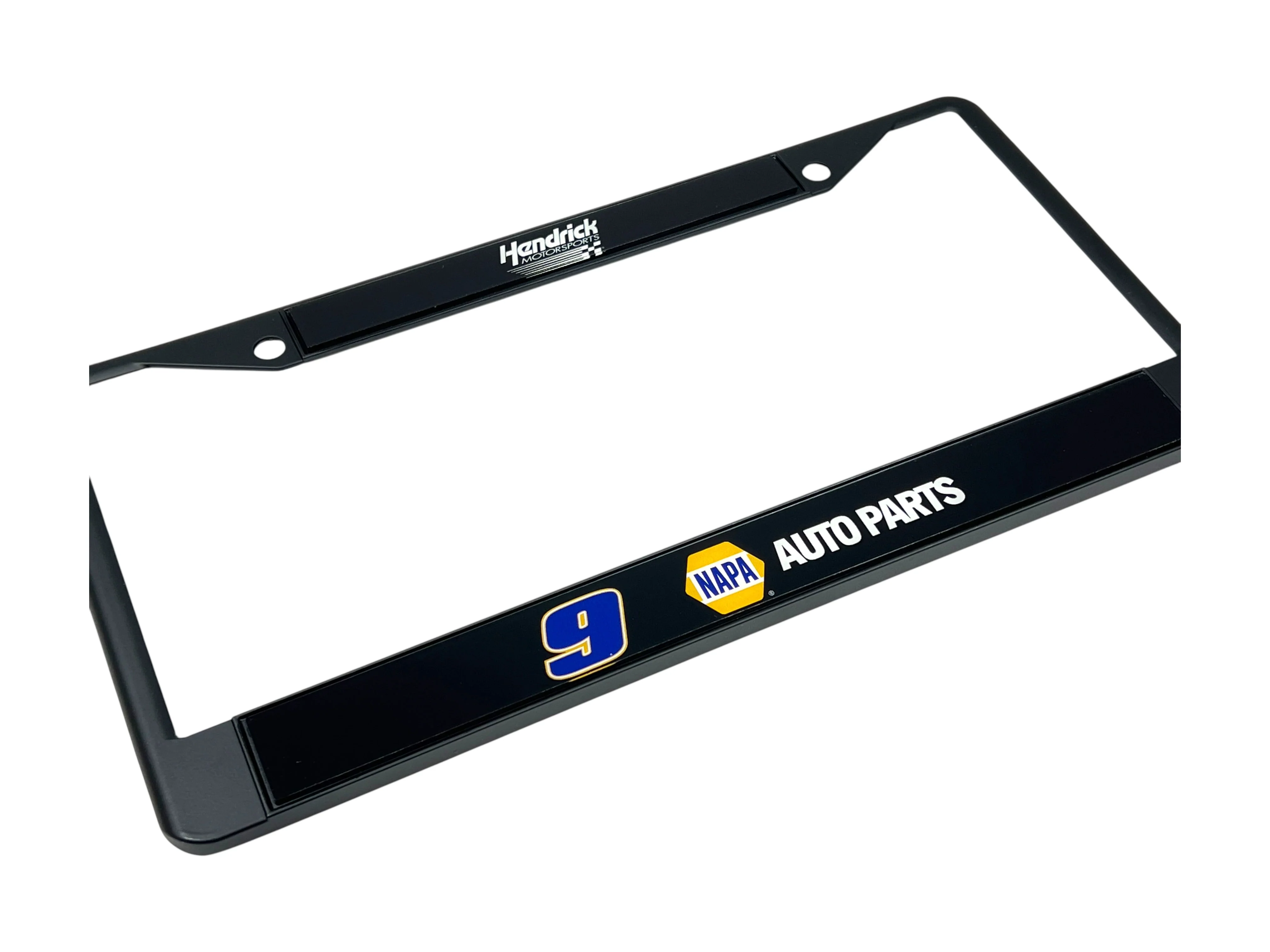 Chase Elliott #9 NAPA Black License Plate Frame - Image 3