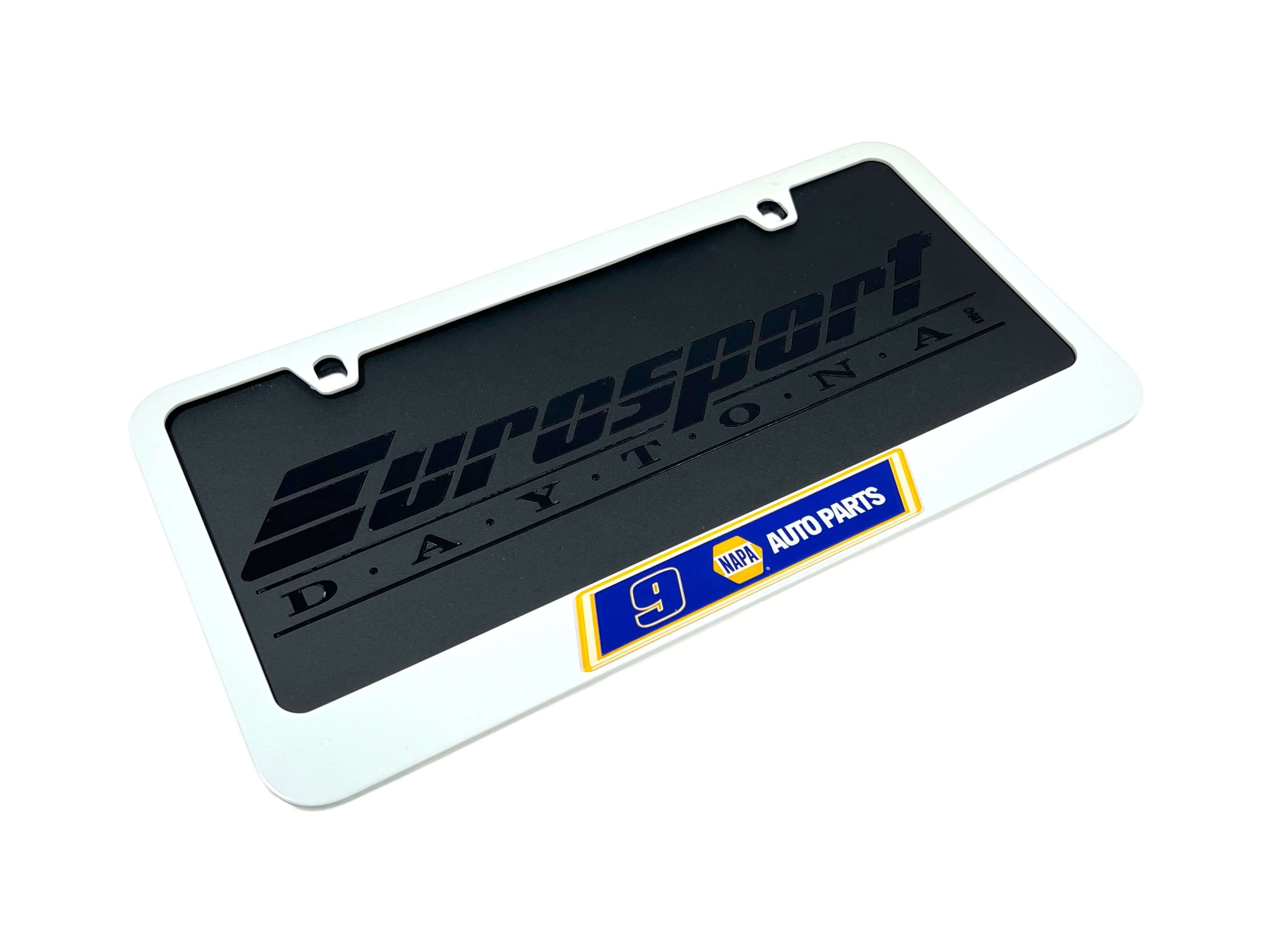 Chase Elliott #9 NAPA White License Plate Frame - Image 4