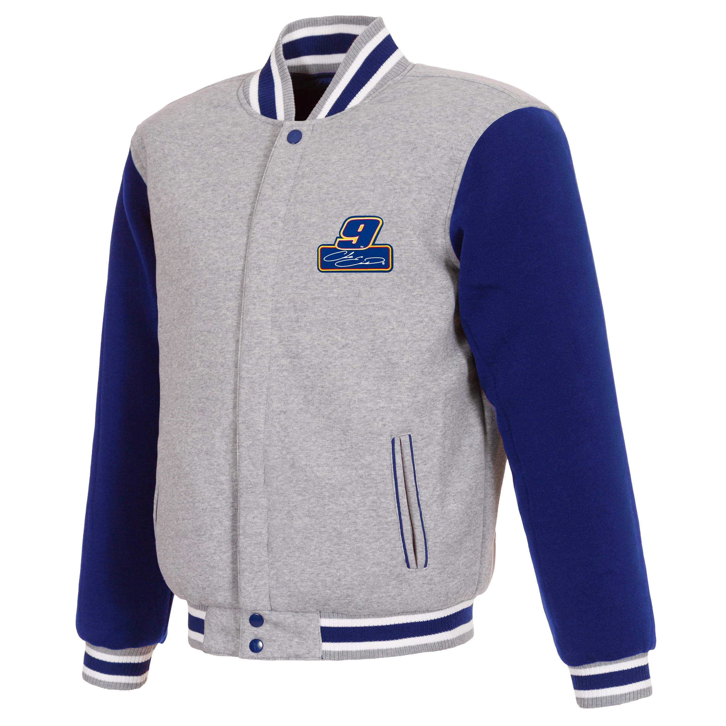 Chase Elliott #9 Reversible Two-Tone Fleece Jacket - Image 2