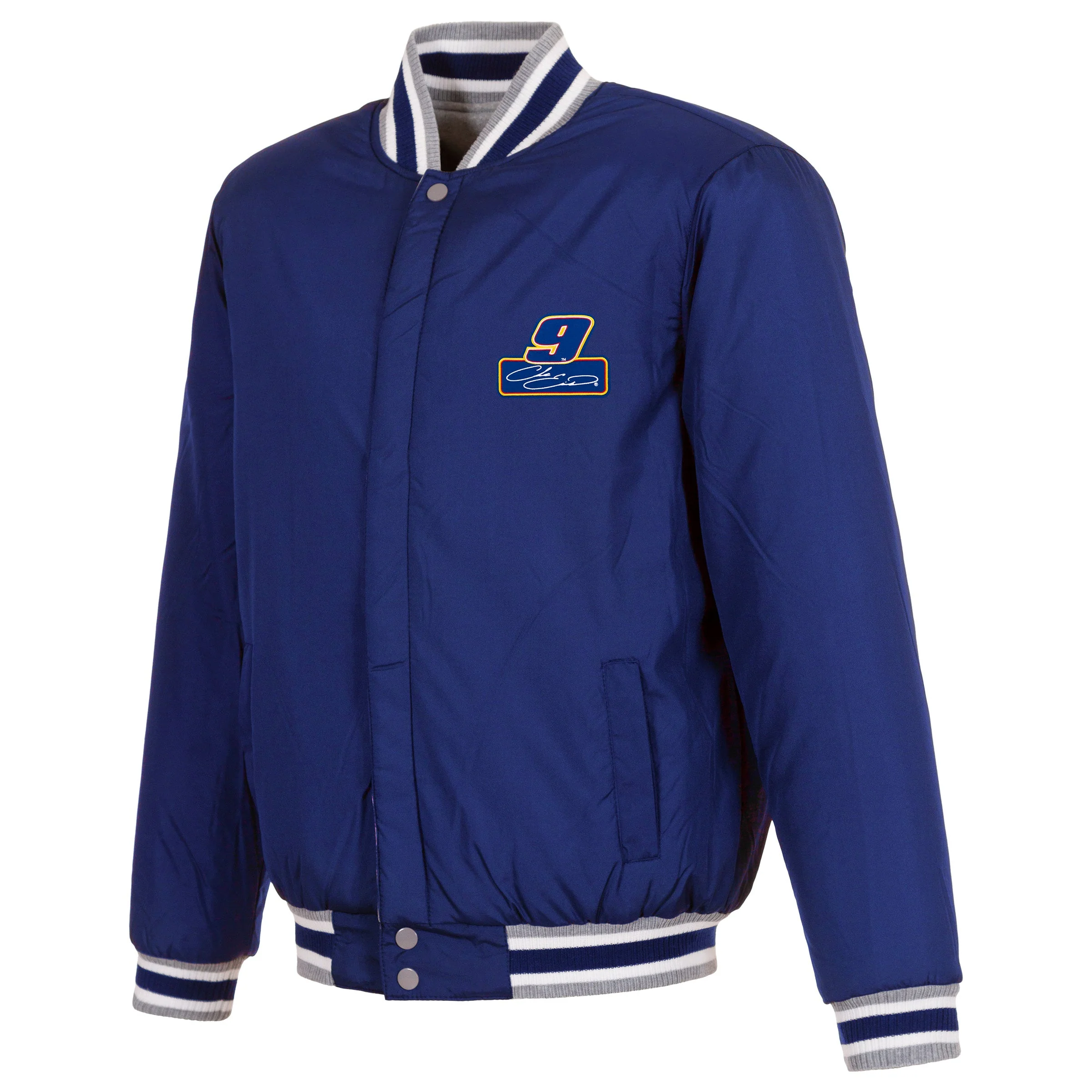 Chase Elliott #9 Reversible Two-Tone Fleece Jacket - Image 4