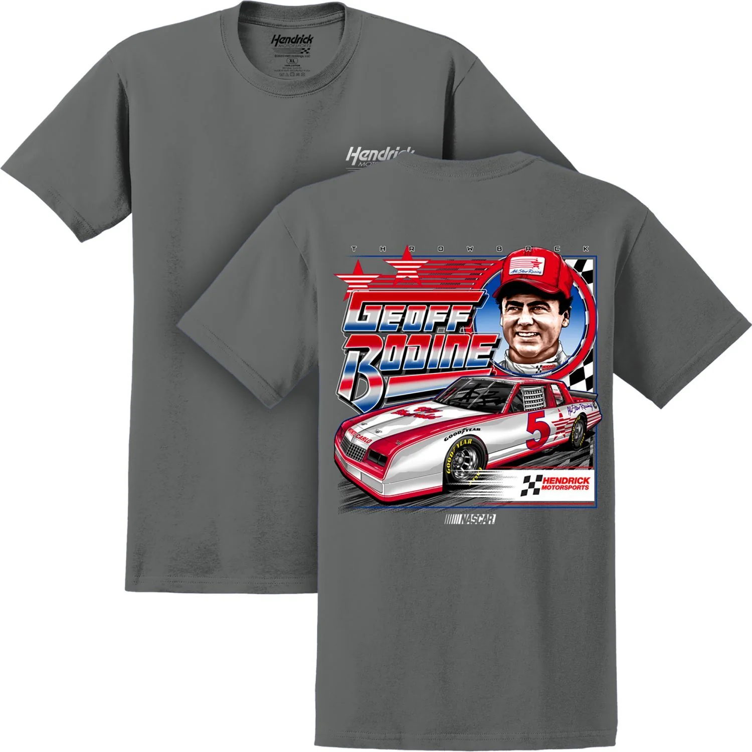 Geoff Bodine #5 Hendrick Motorsports Car T-shirt
