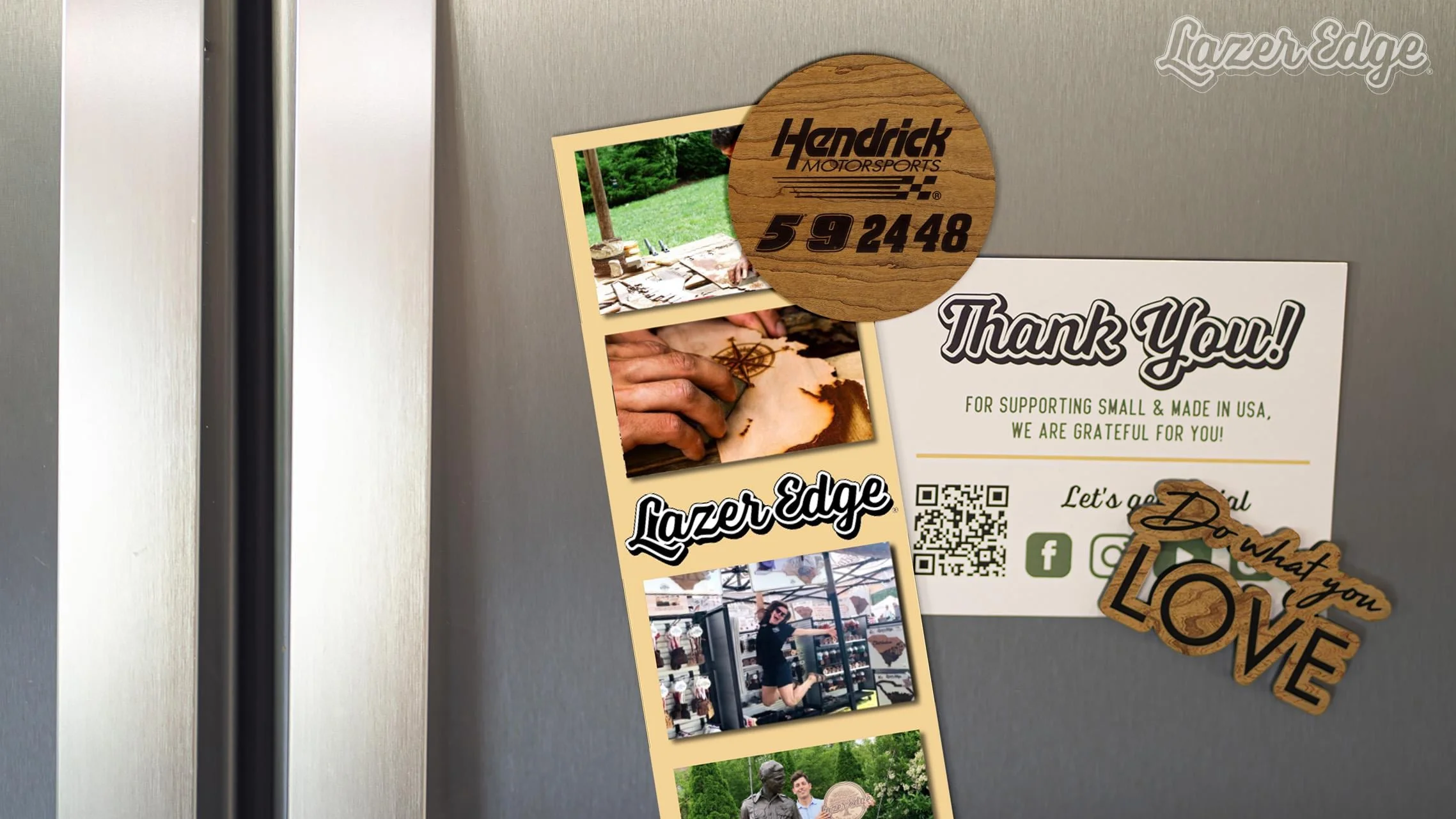 Hendrick Motorsports Driver Numbers Wooden Magnet - Image 3