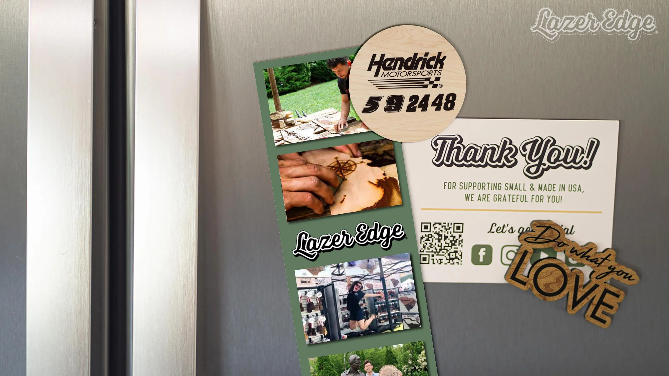 Hendrick Motorsports Driver Numbers Wooden Magnet - Image 4