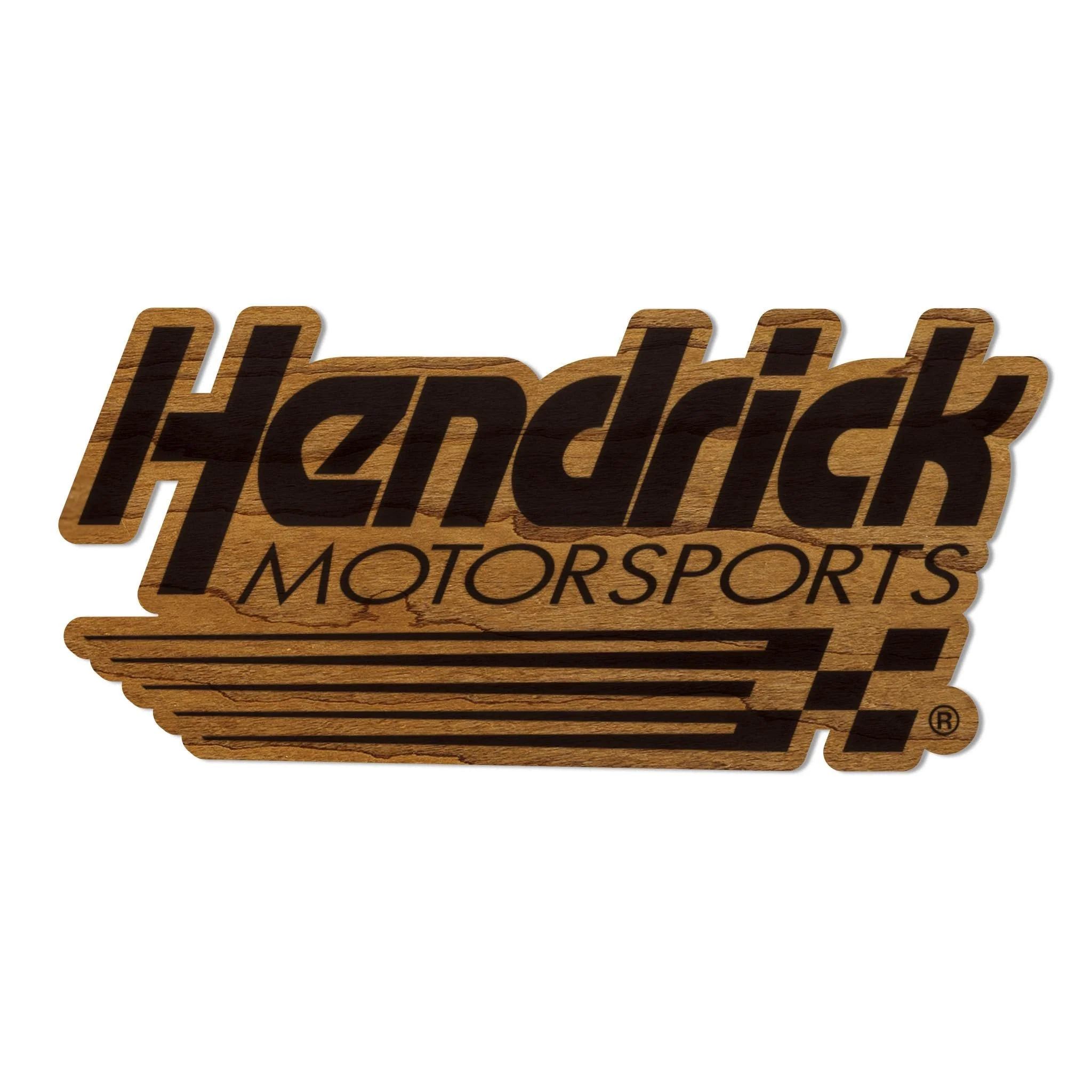 Hendrick Motorsports Logo Wooden Magnet